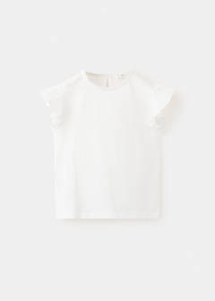 Ruffle top with embroidered details — Off White 2
