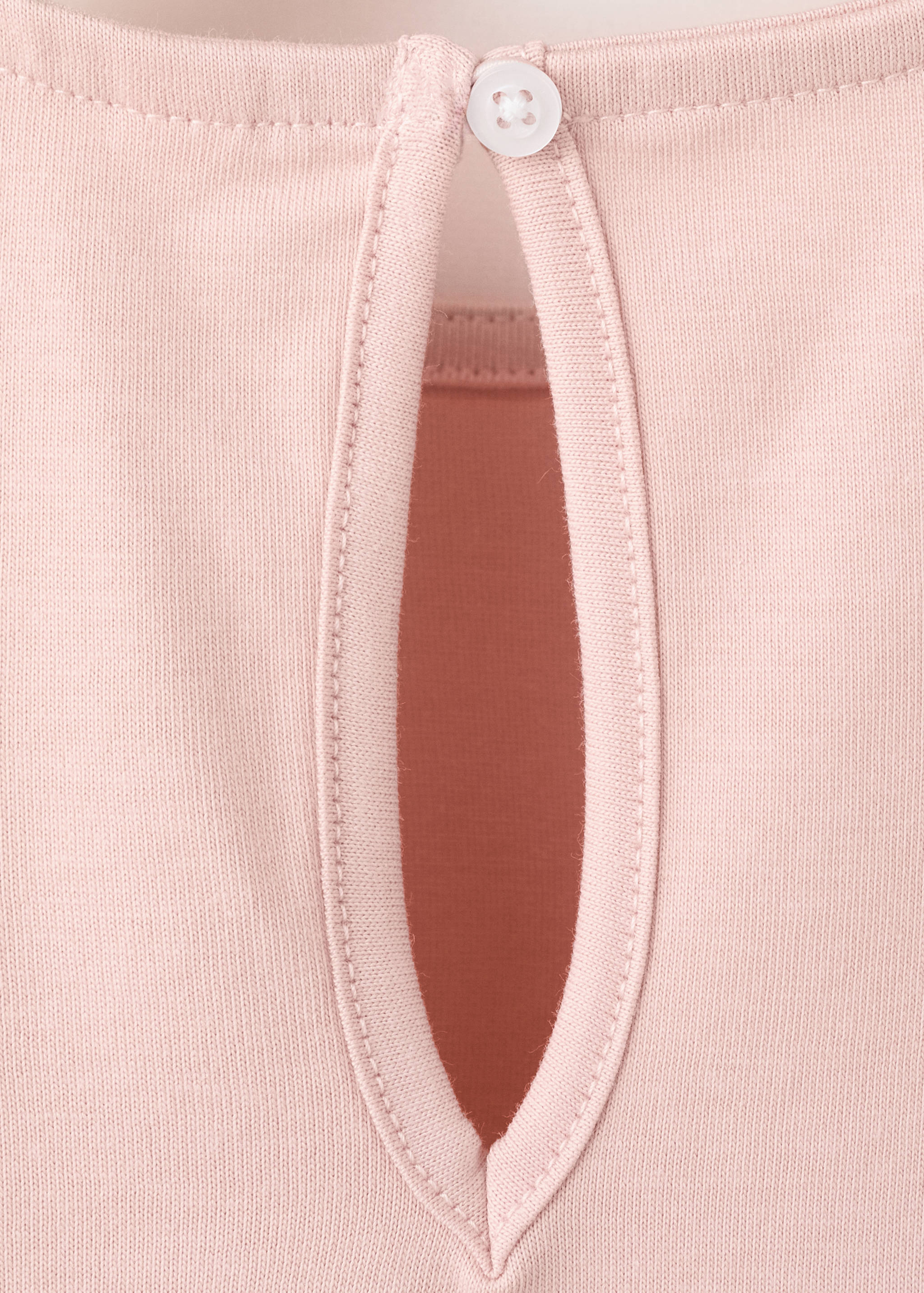 Ruffle top with embroidered details - Details of the article 0