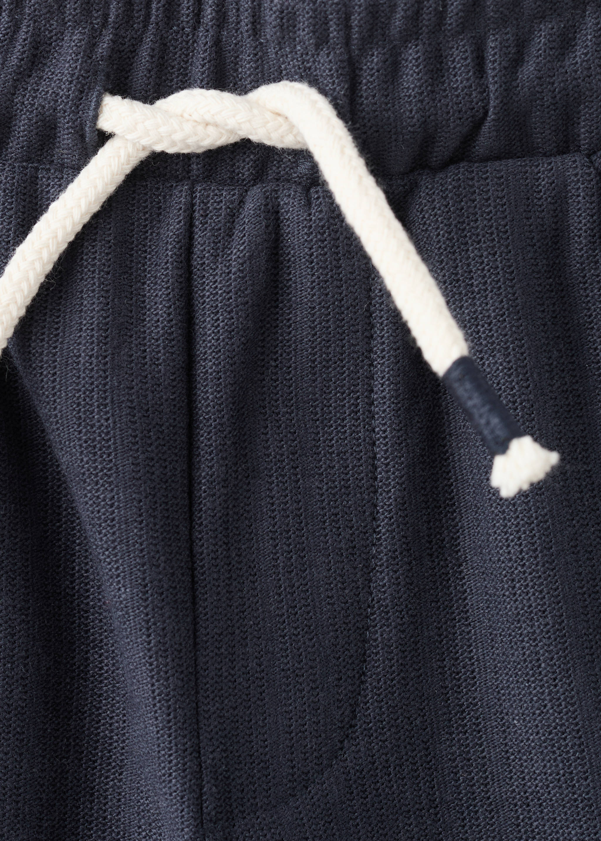 Drawstring cotton trousers - Details of the article 8