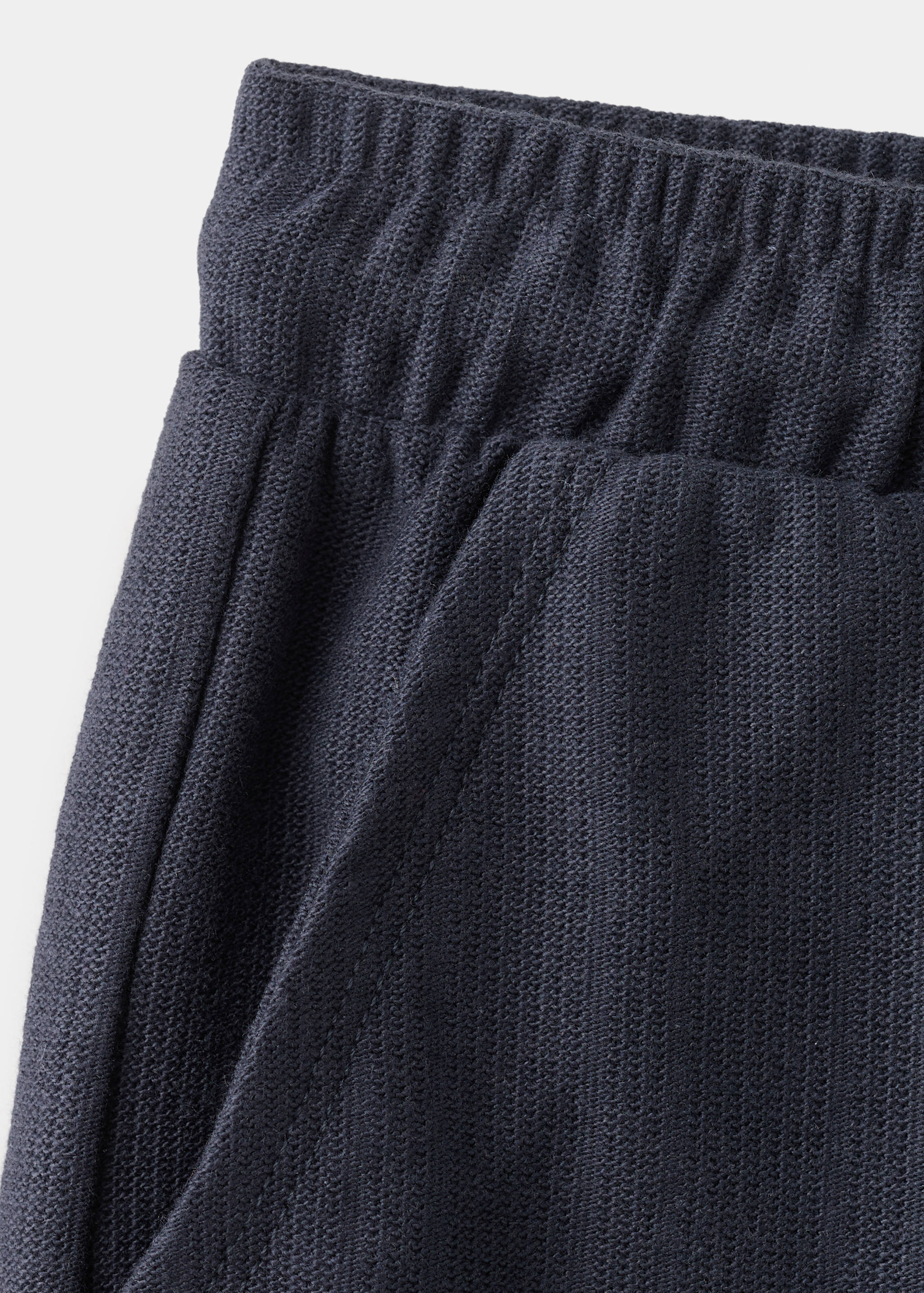 Drawstring cotton trousers - Details of the article 0