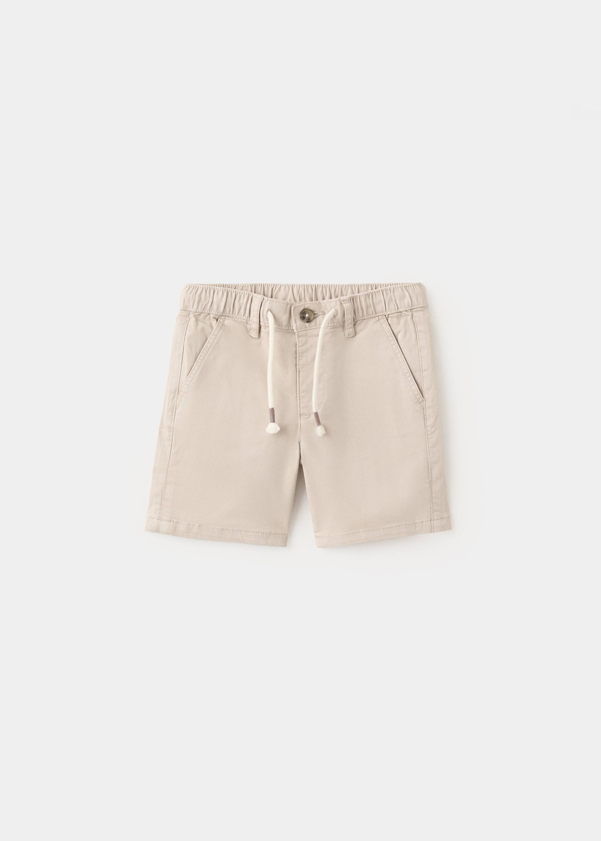 Cotton shorts with drawstring - Товар без моделі
