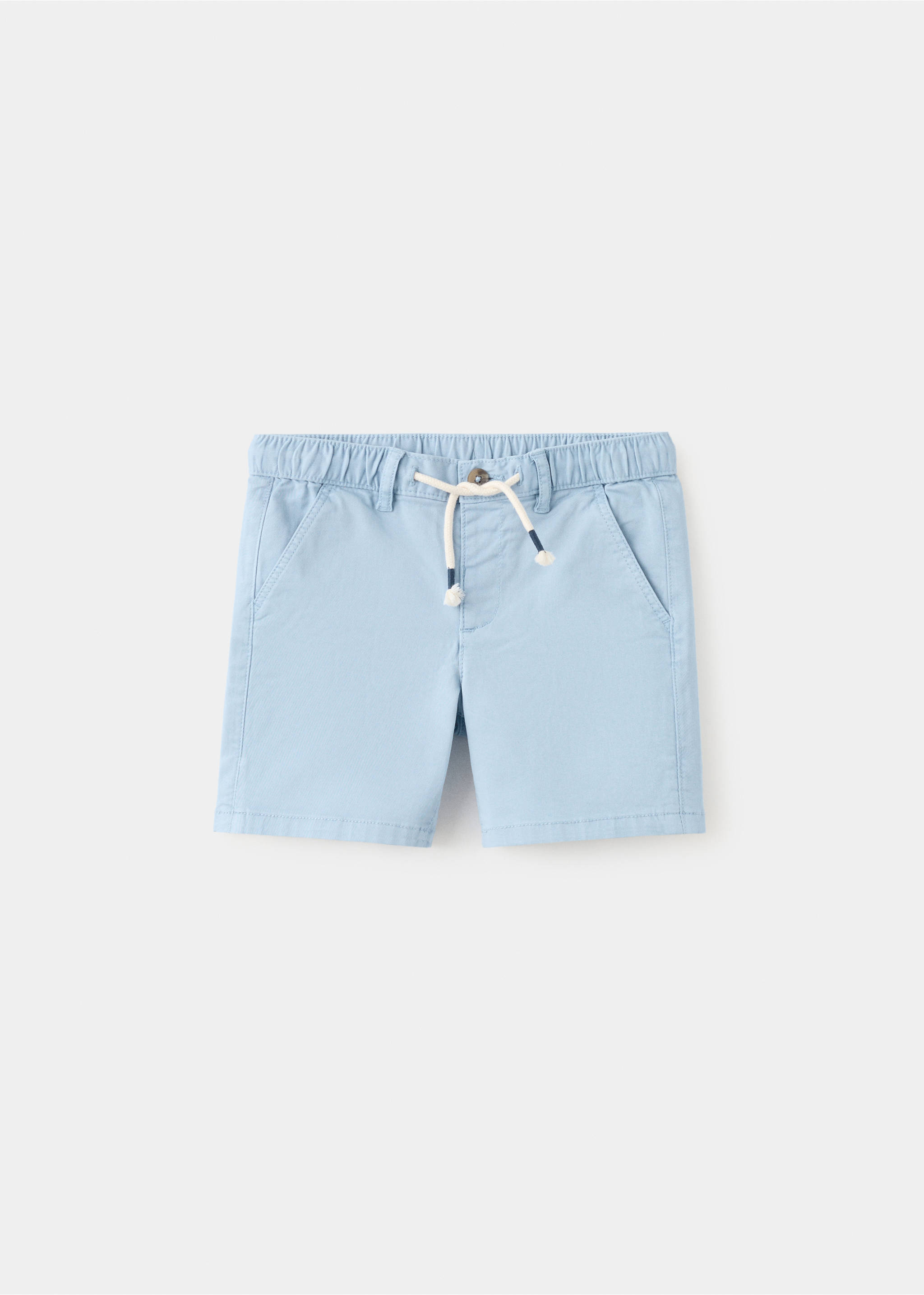 Bermudas algodón cordón - Artículo sin modelo, Azul celeste. Ref: 27046345-00.