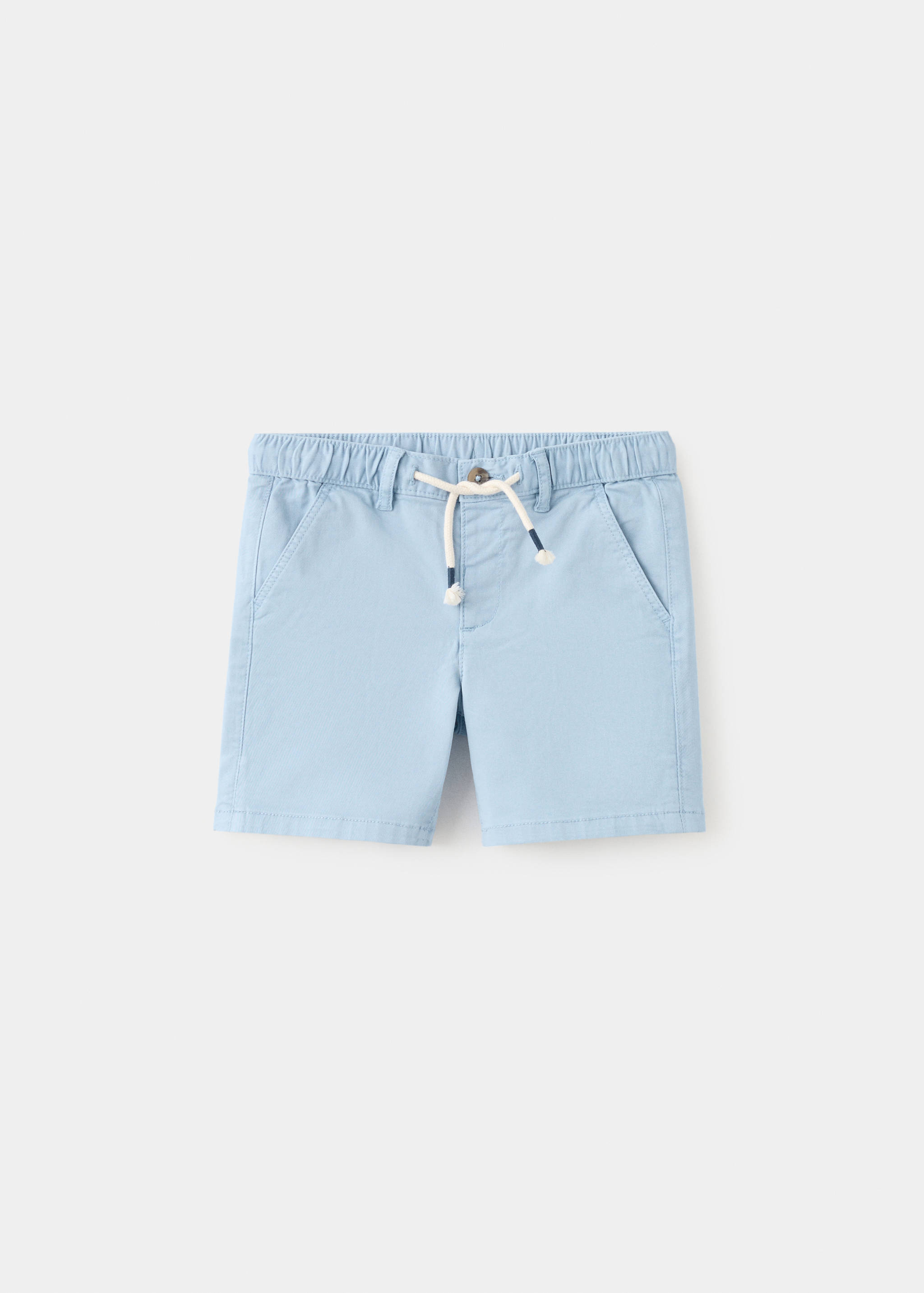 Cotton shorts with drawstring - Товар без моделі