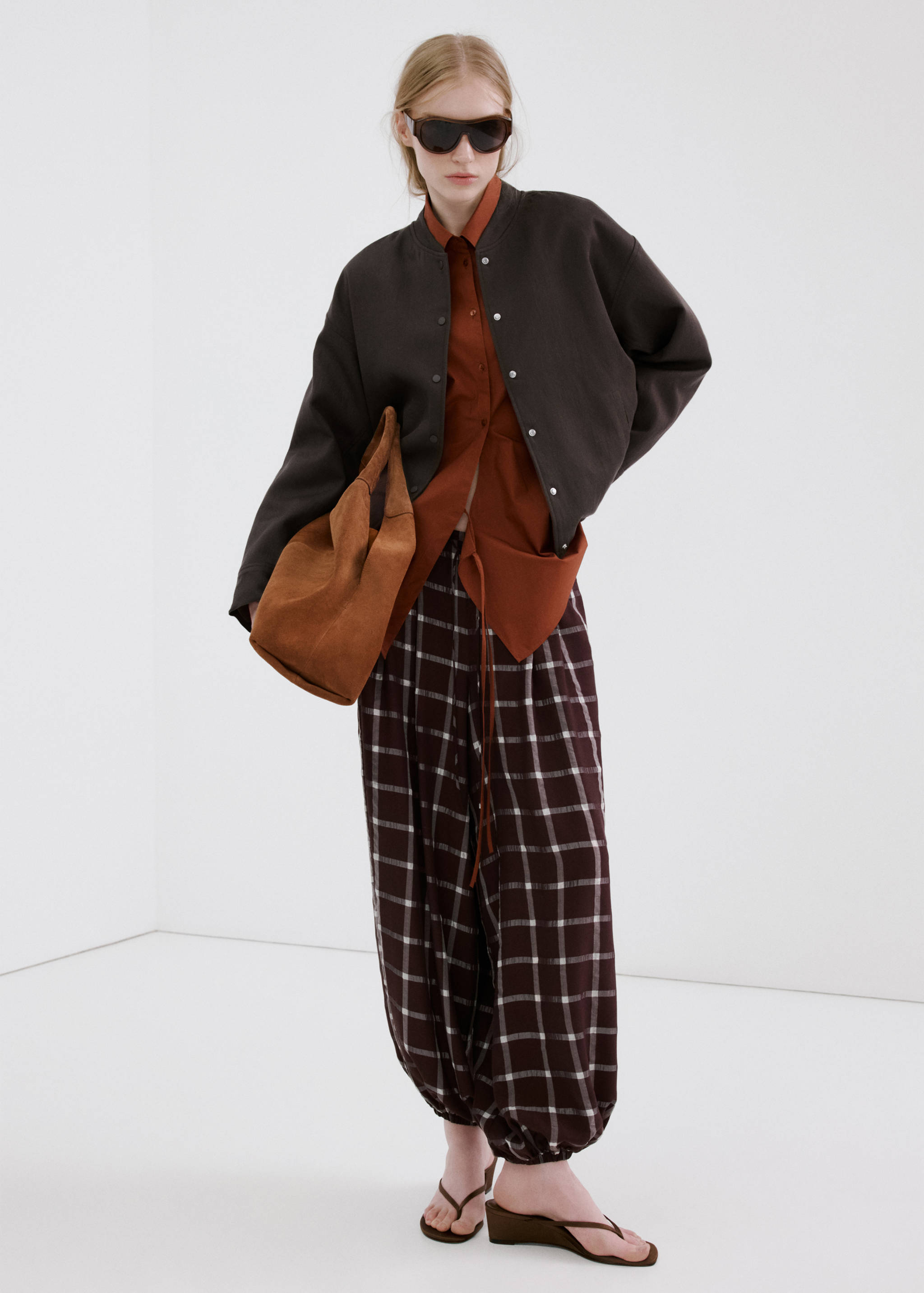 Veste bomber en lyocell - Plan général