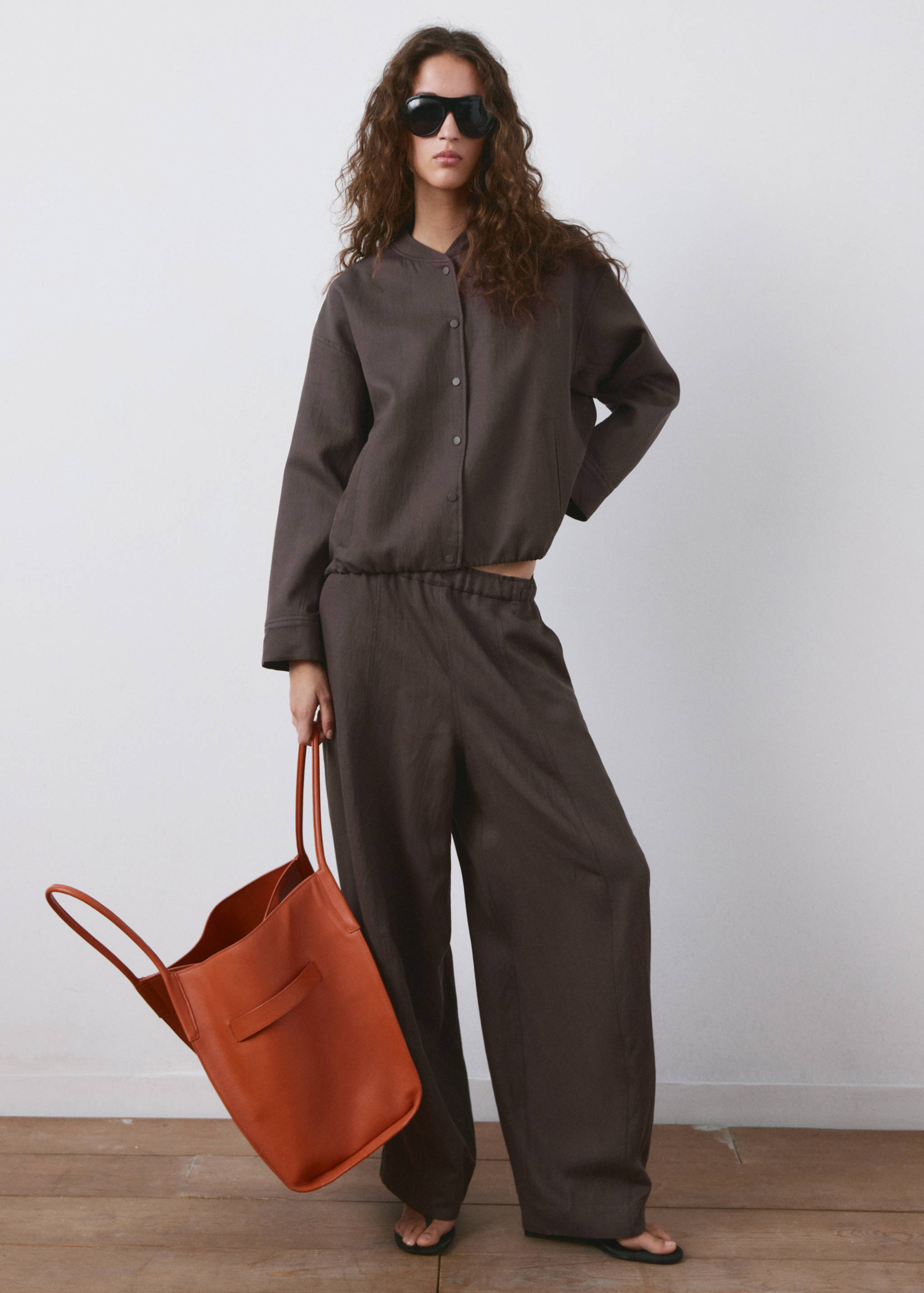 Lyocell bomber jacket - General plane