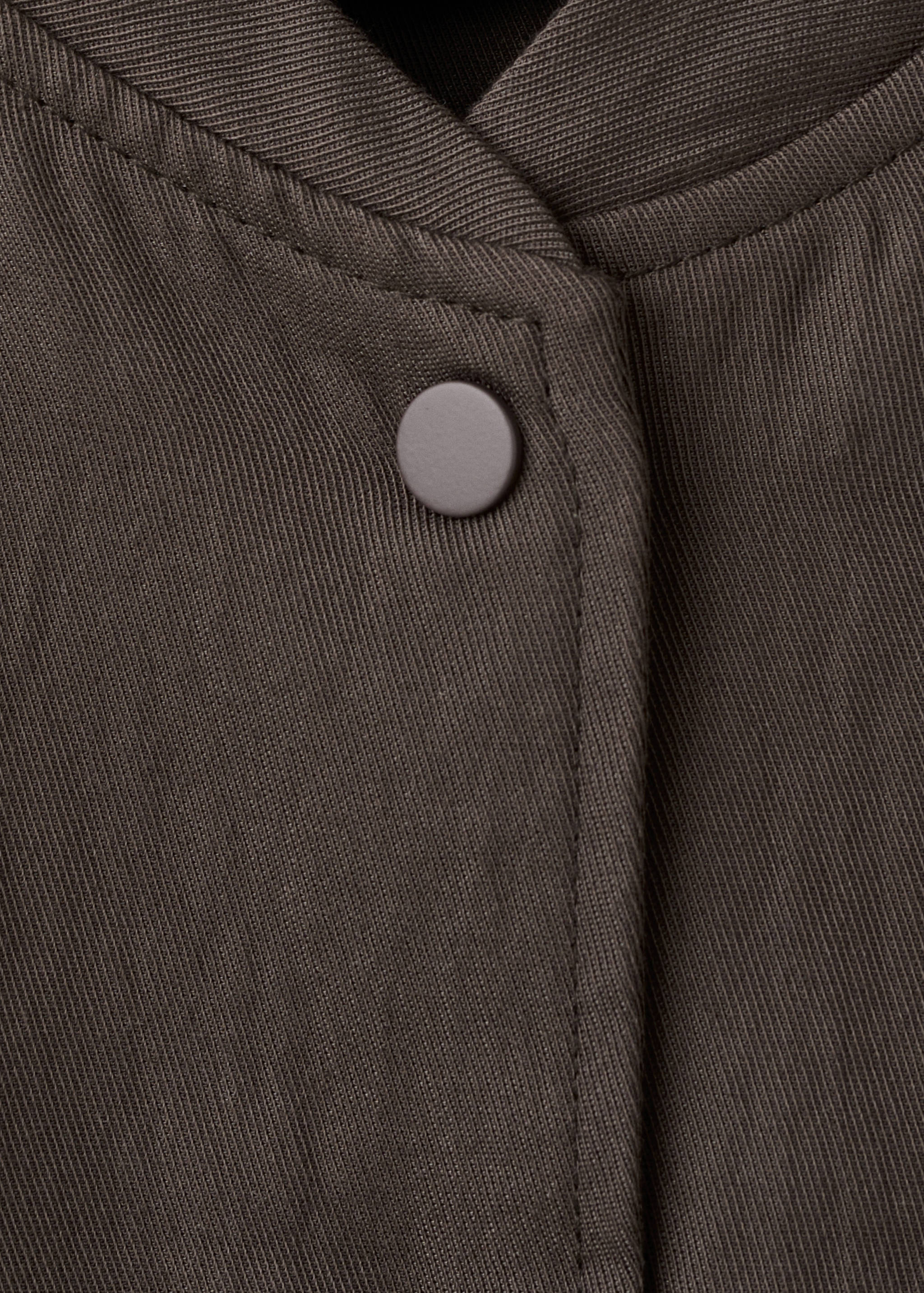 Lyocell bomber jacket - Details of the article 8