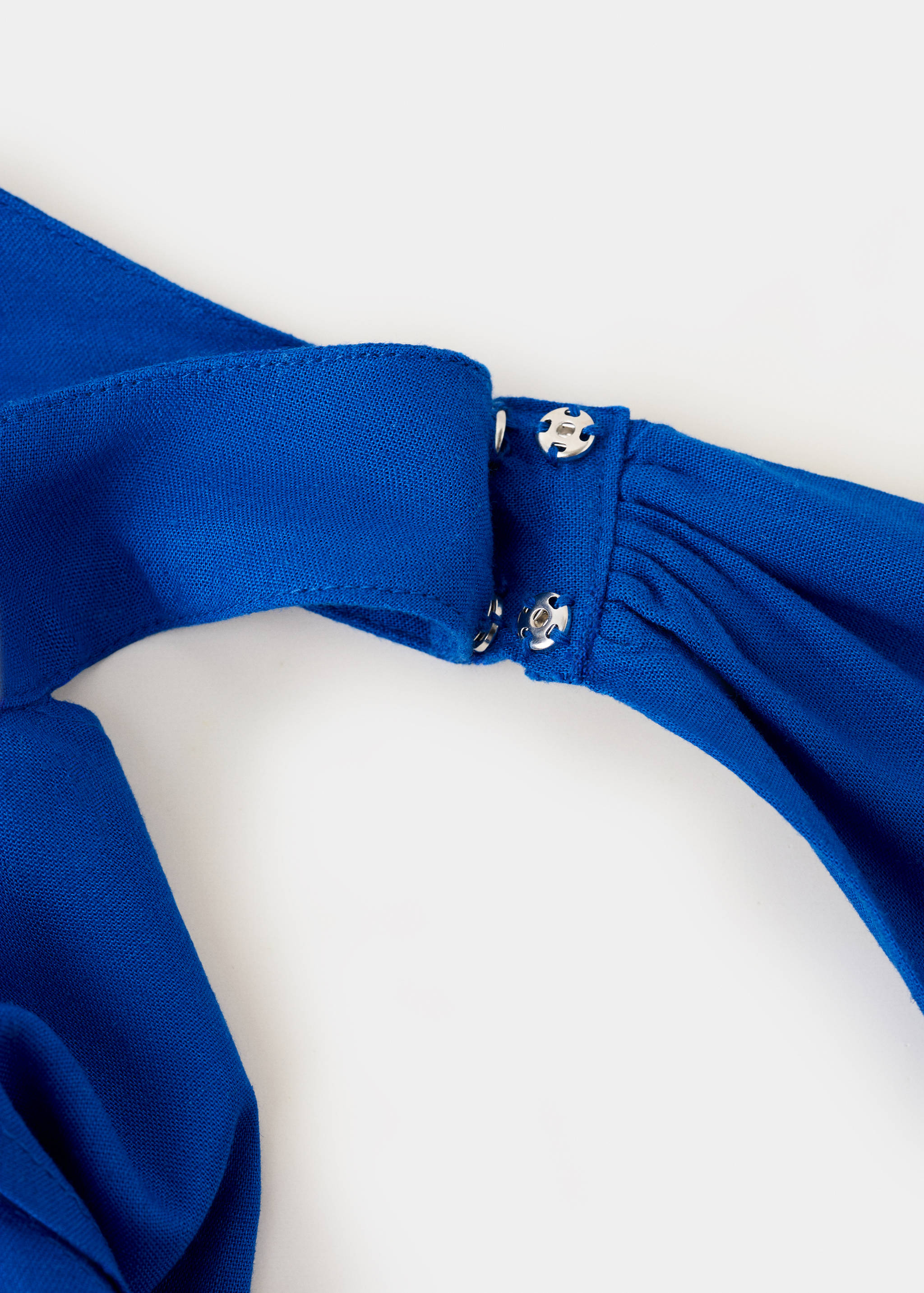 Топ-халтер из льняной смеси - Деталь изделия 8