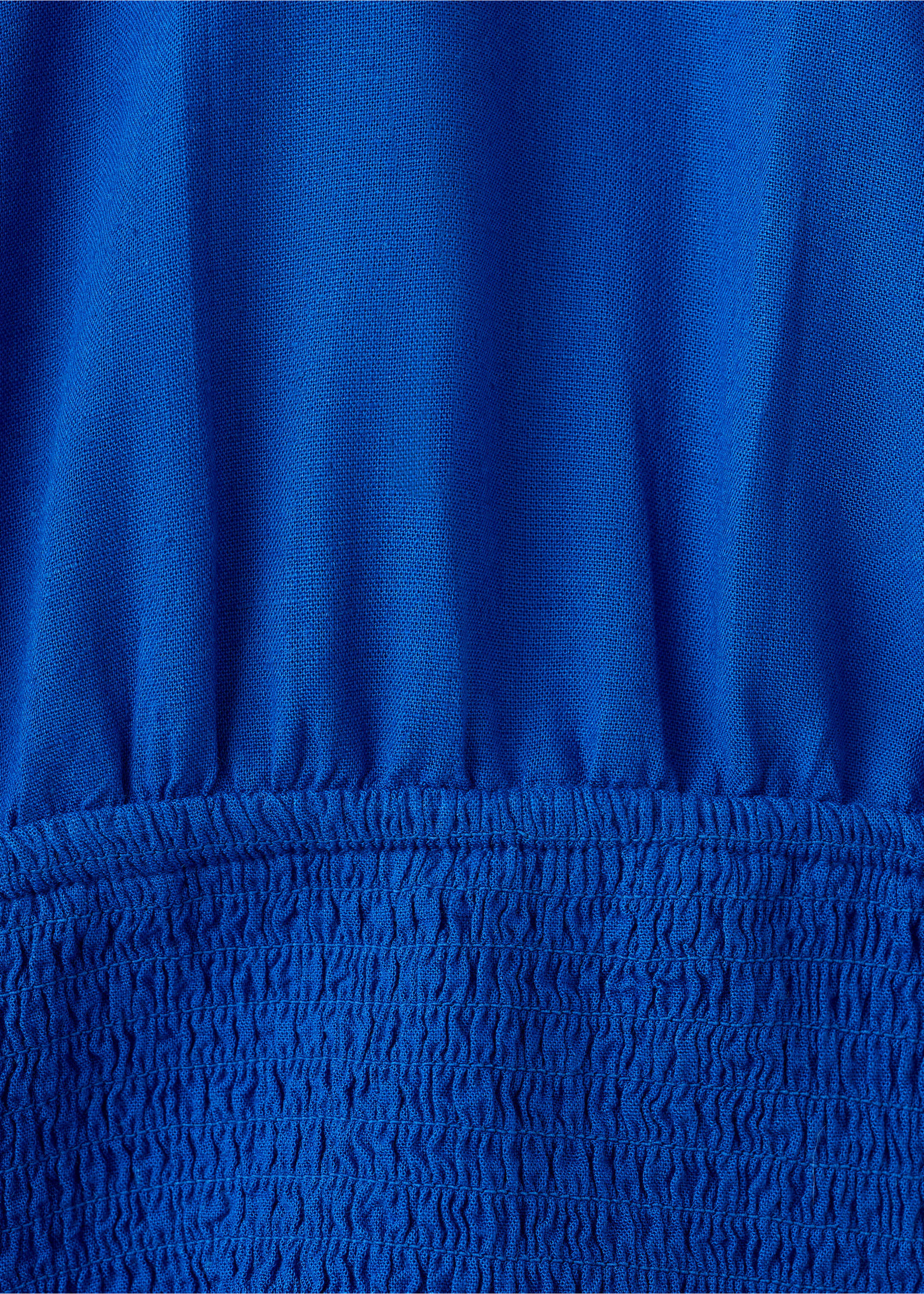 Топ-халтер из льняной смеси - Деталь изделия 0, СИНИЙ ЭЛЕКТРИК. Ref: 27046348-00.