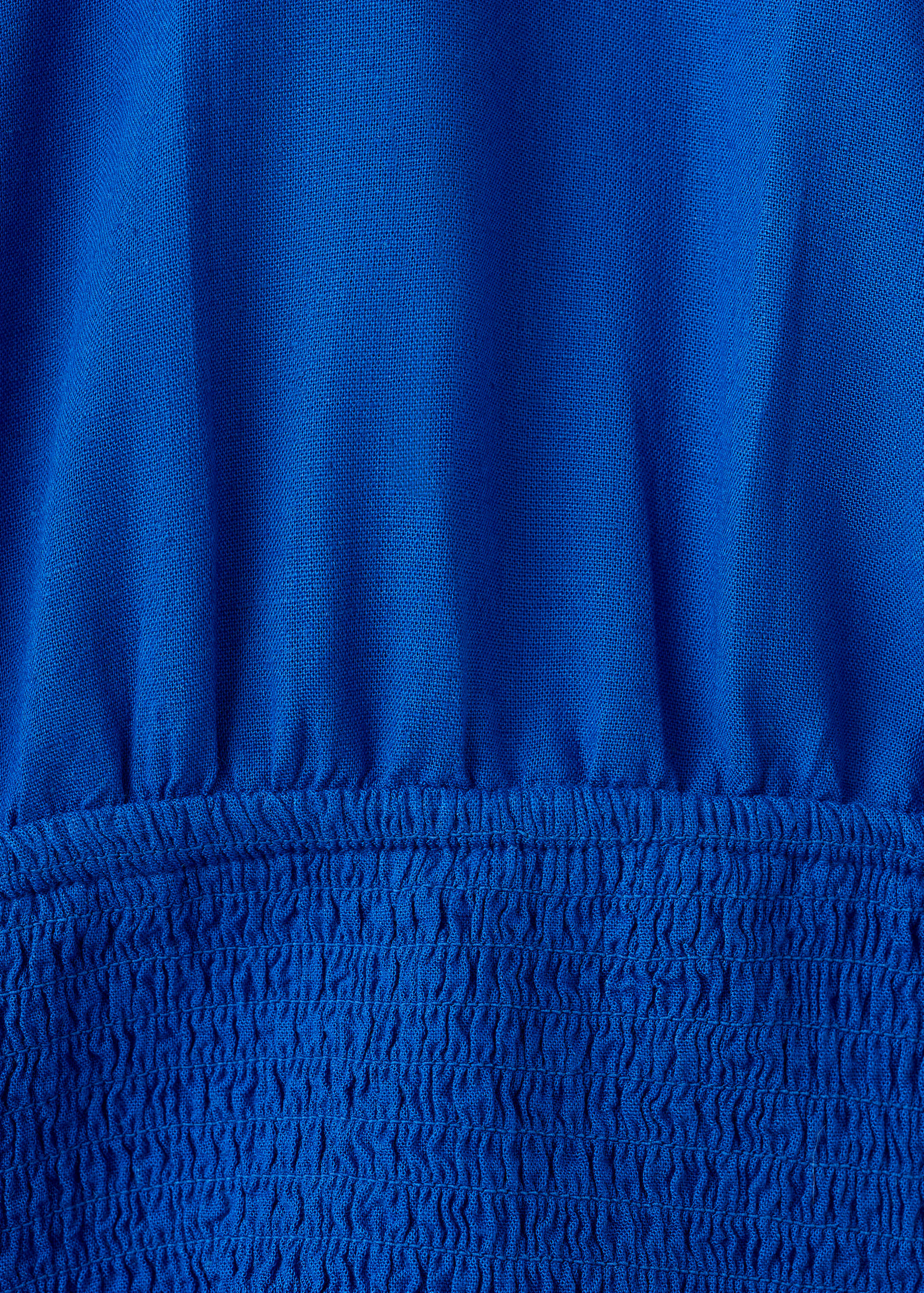 Топ-халтер из льняной смеси - Деталь изделия 0