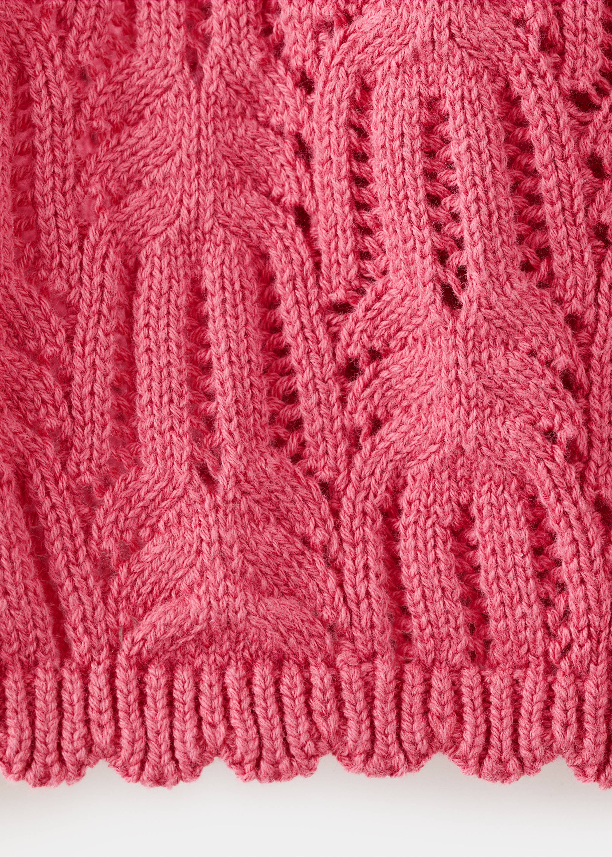 Cárdigan punto calado - Detalle del artículo 0, Fresa. Ref: 27046352-00.