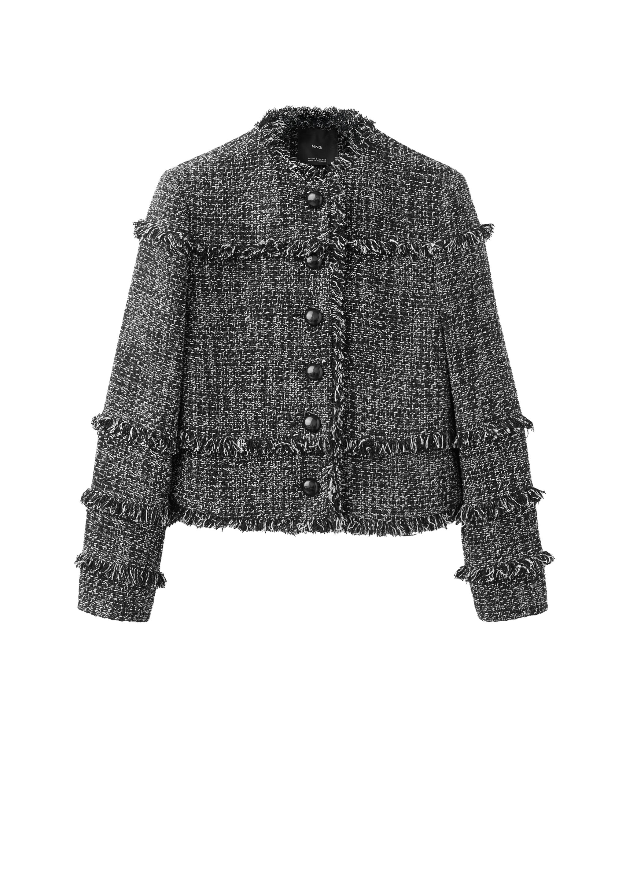 Tweed jacket with frayed ends - Details of the article 7