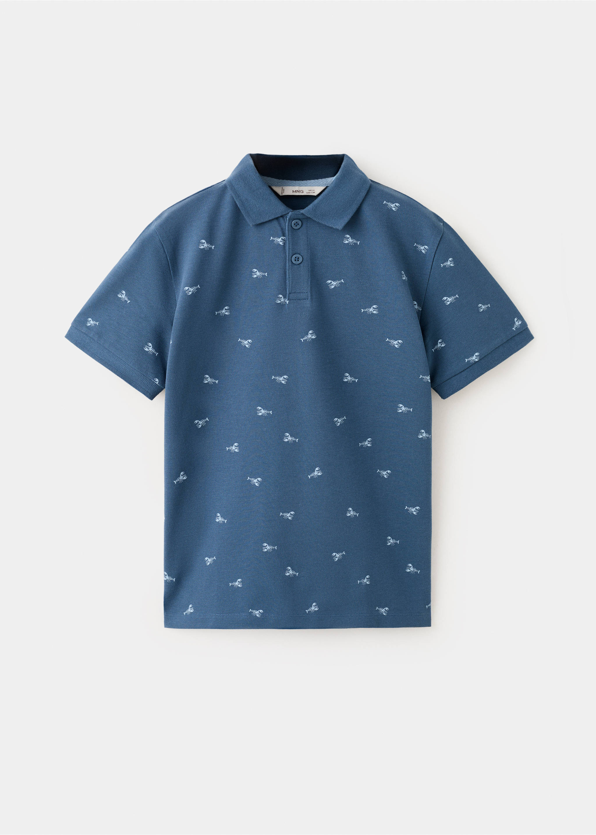 Polo algodón estampado - Artículo sin modelo, Azul. Ref: 27046709-00.