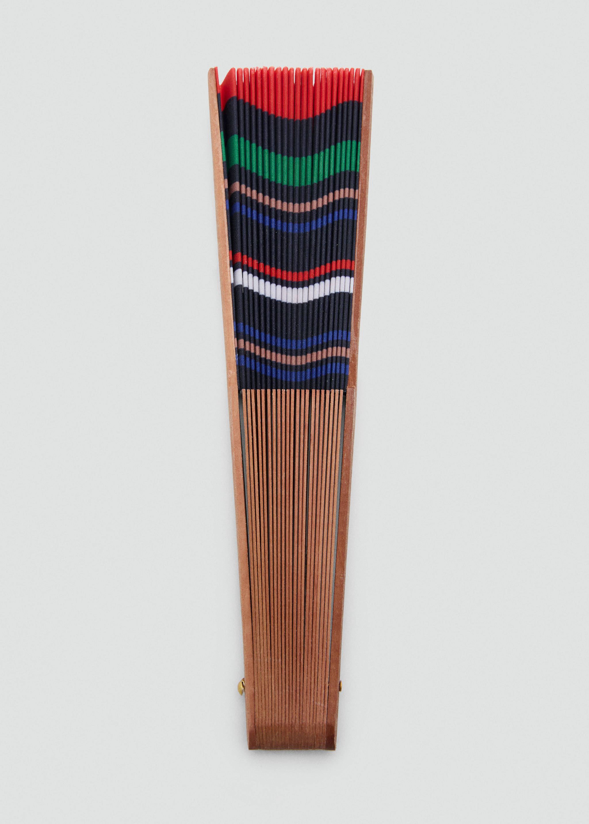 Bicolour striped fan - Details of the article 1