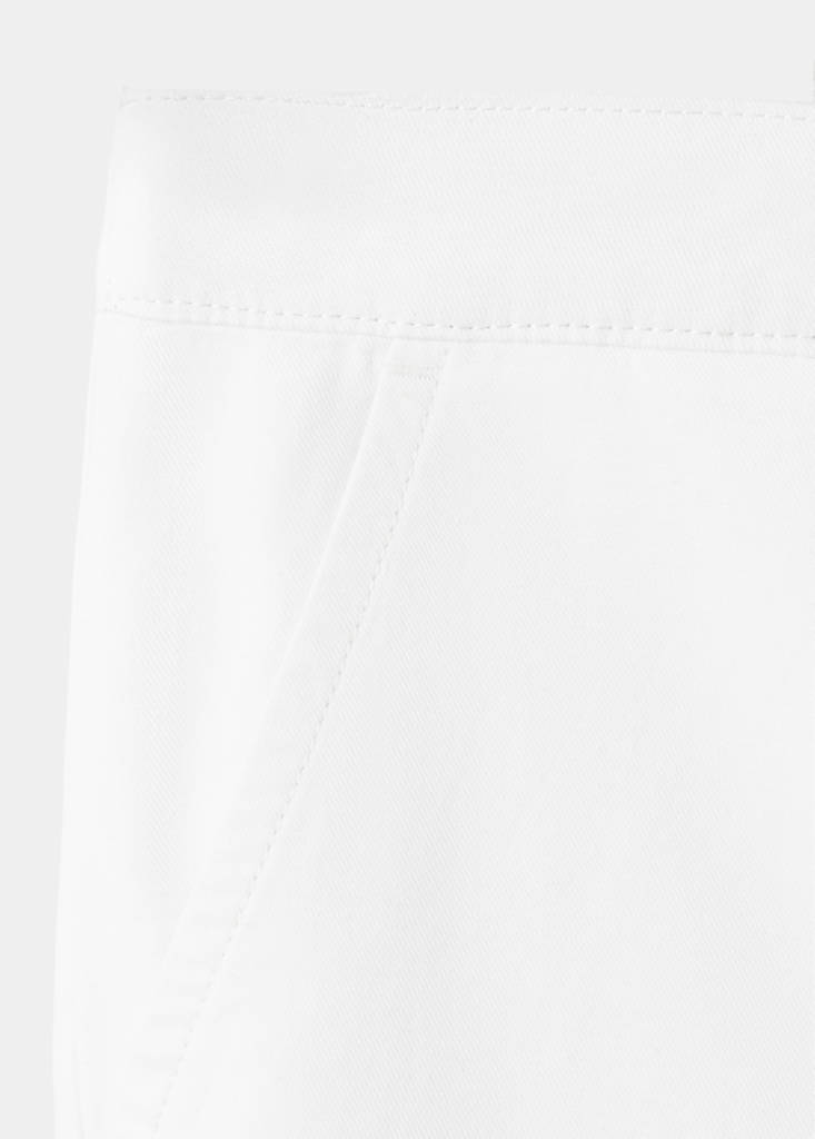 Straight-leg linen-cotton blend trousers — Off White