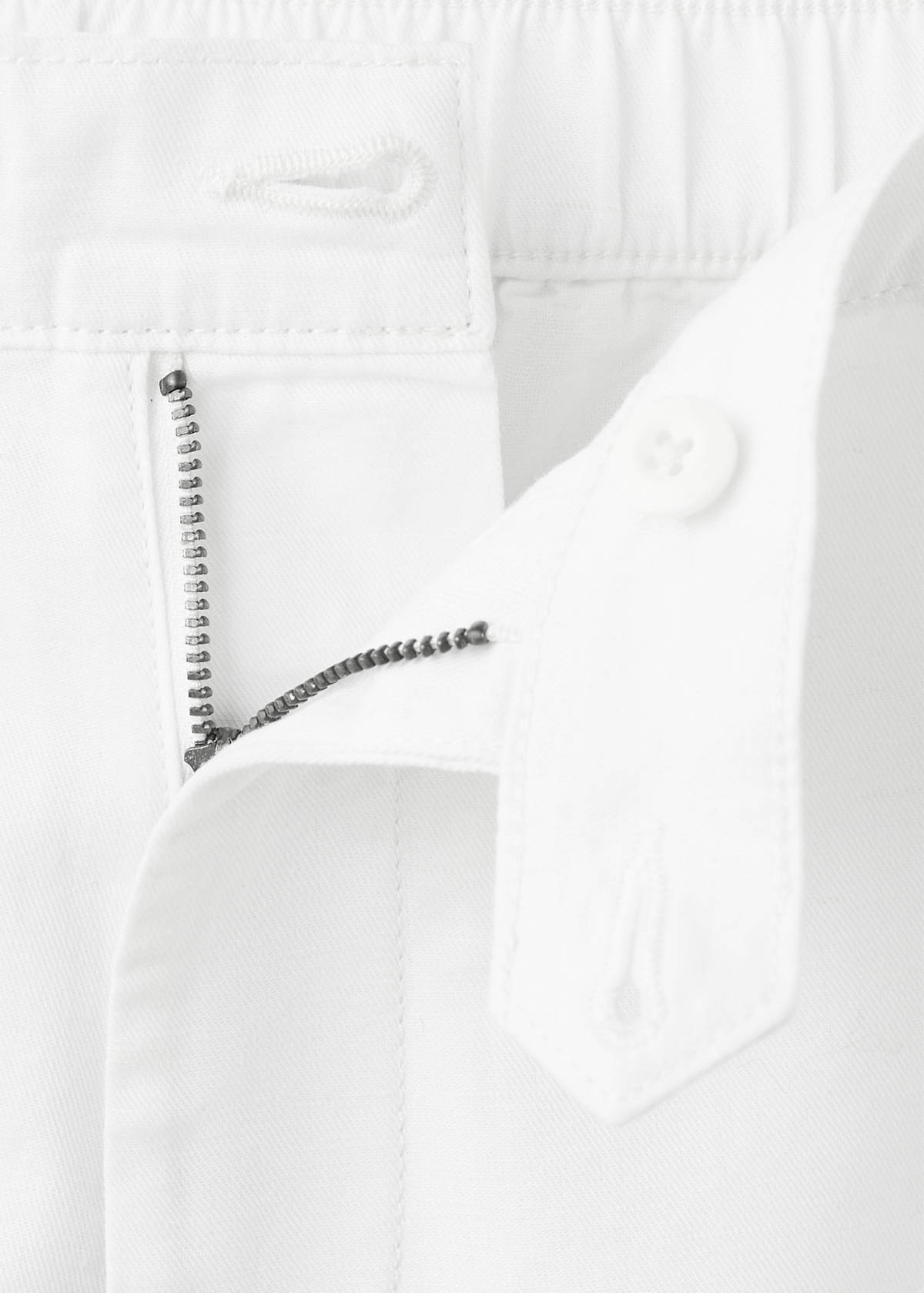 Straight-leg linen-cotton blend trousers — Off White