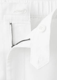 Straight-leg linen-cotton blend trousers — Off White 7