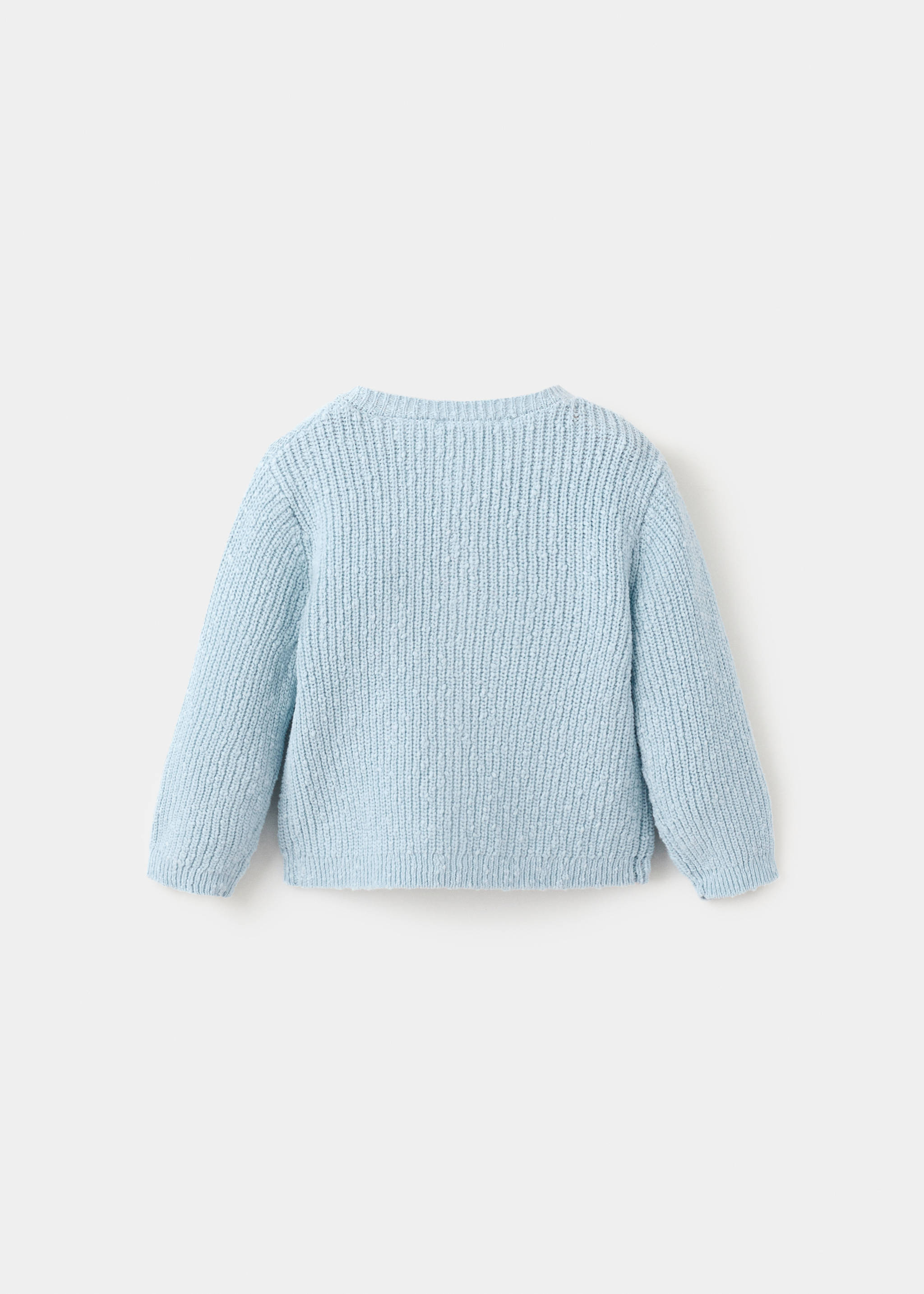 Knitted button cardigan - Reverse of the article