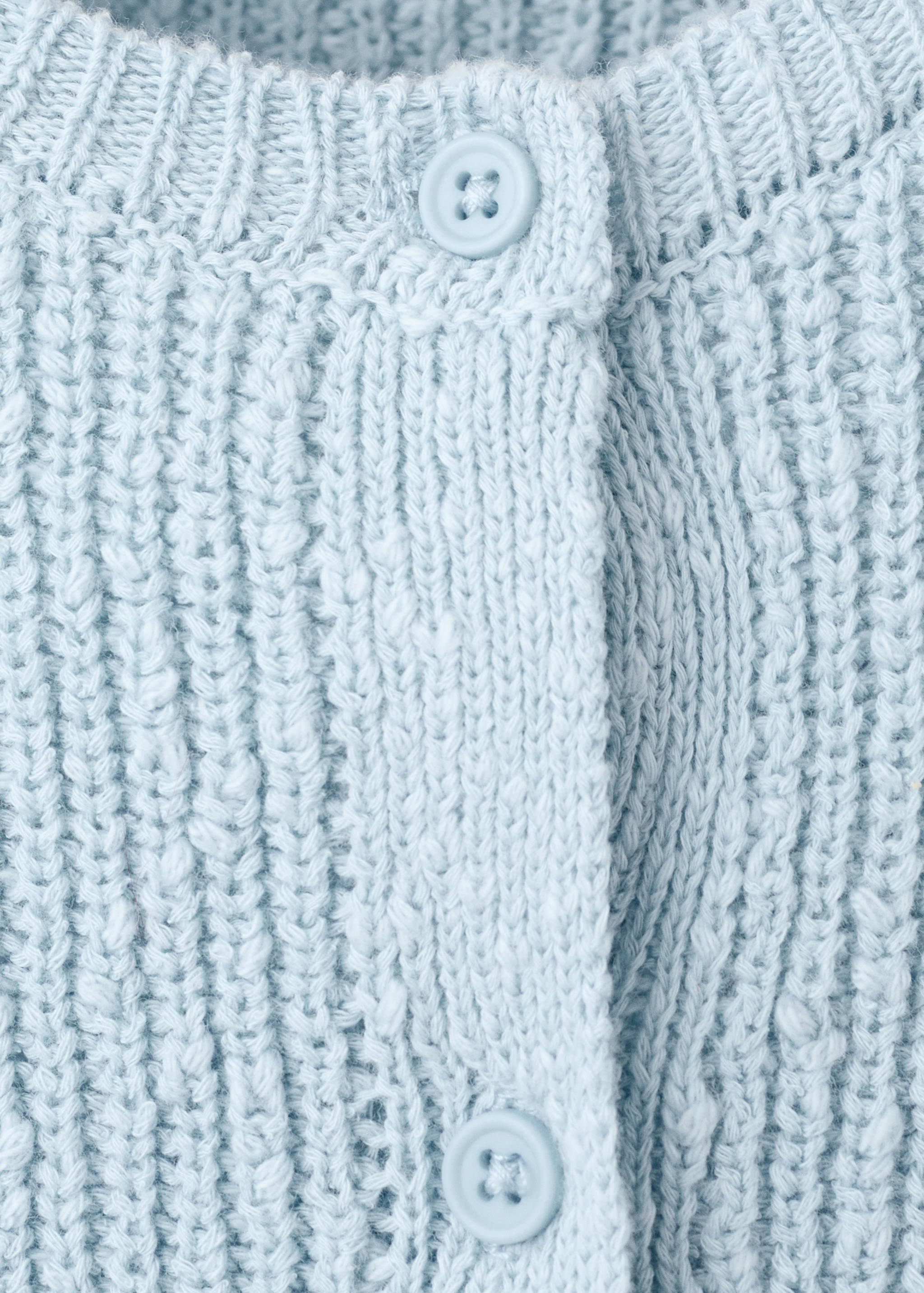 Knitted button cardigan - Details of the article 8