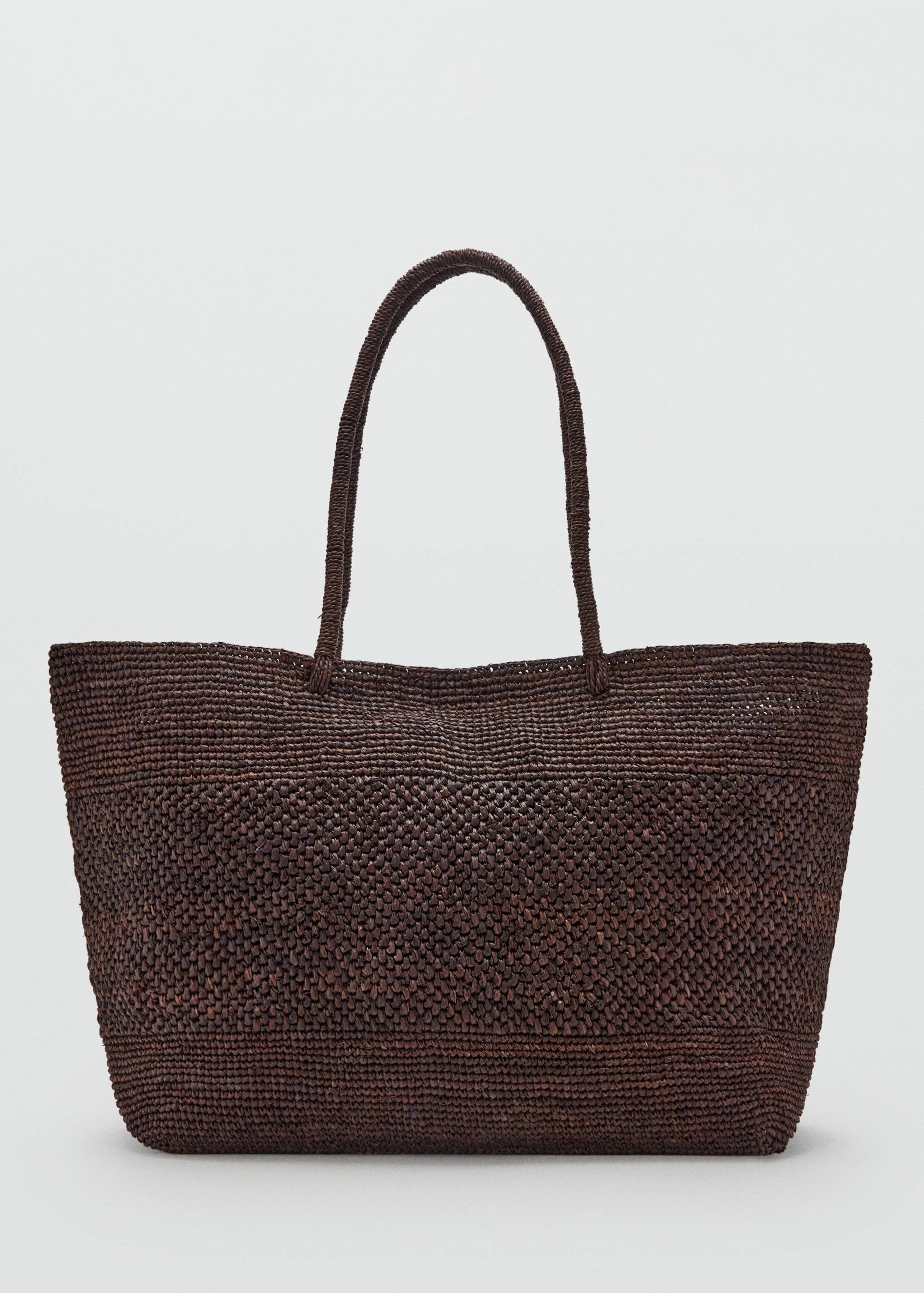 Sac shopper 100% raphia - Article sans modèle