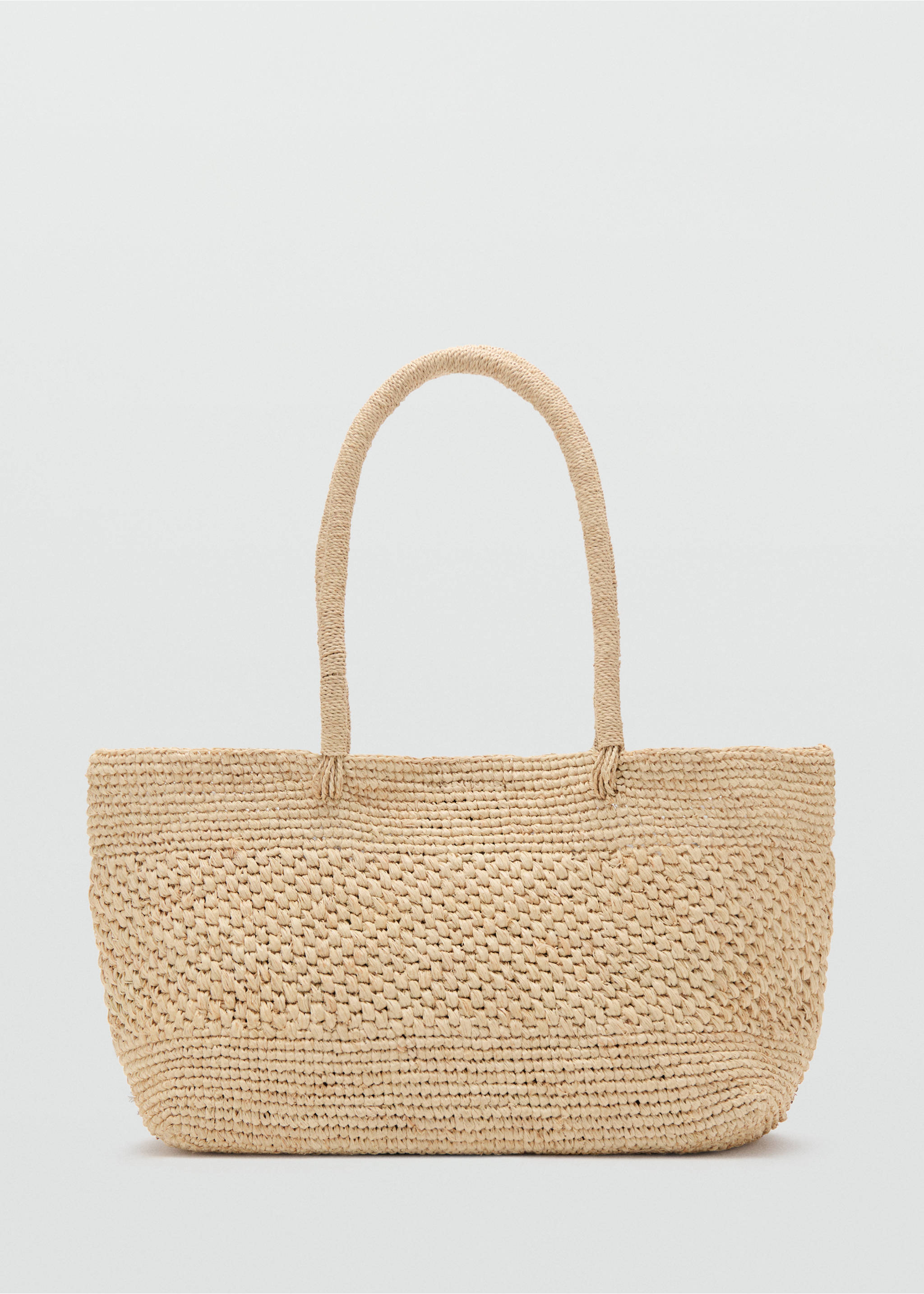 Сумка-тоут из натурального волокна - Изделие без модели, Бежевый. Ref: 27046726-00.