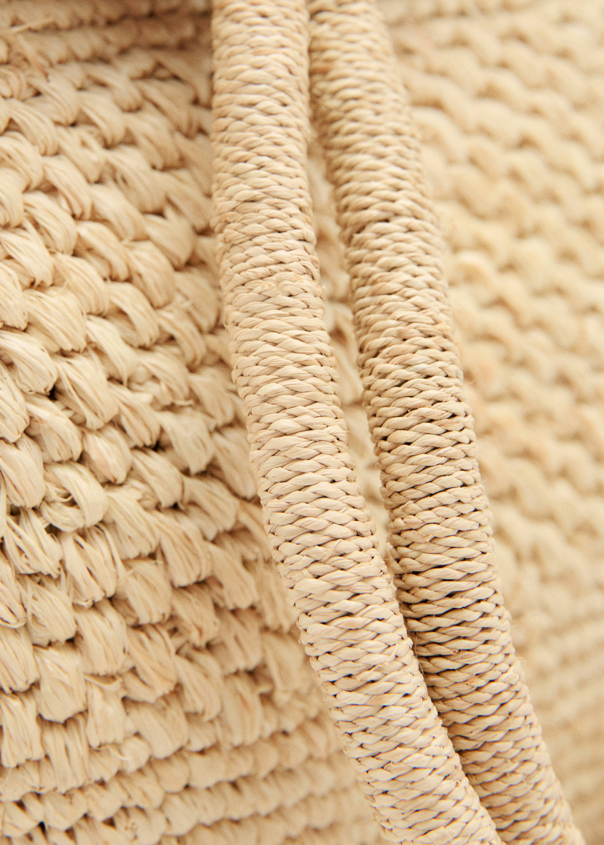 Сумка-тоут из натурального волокна - Деталь изделия 1