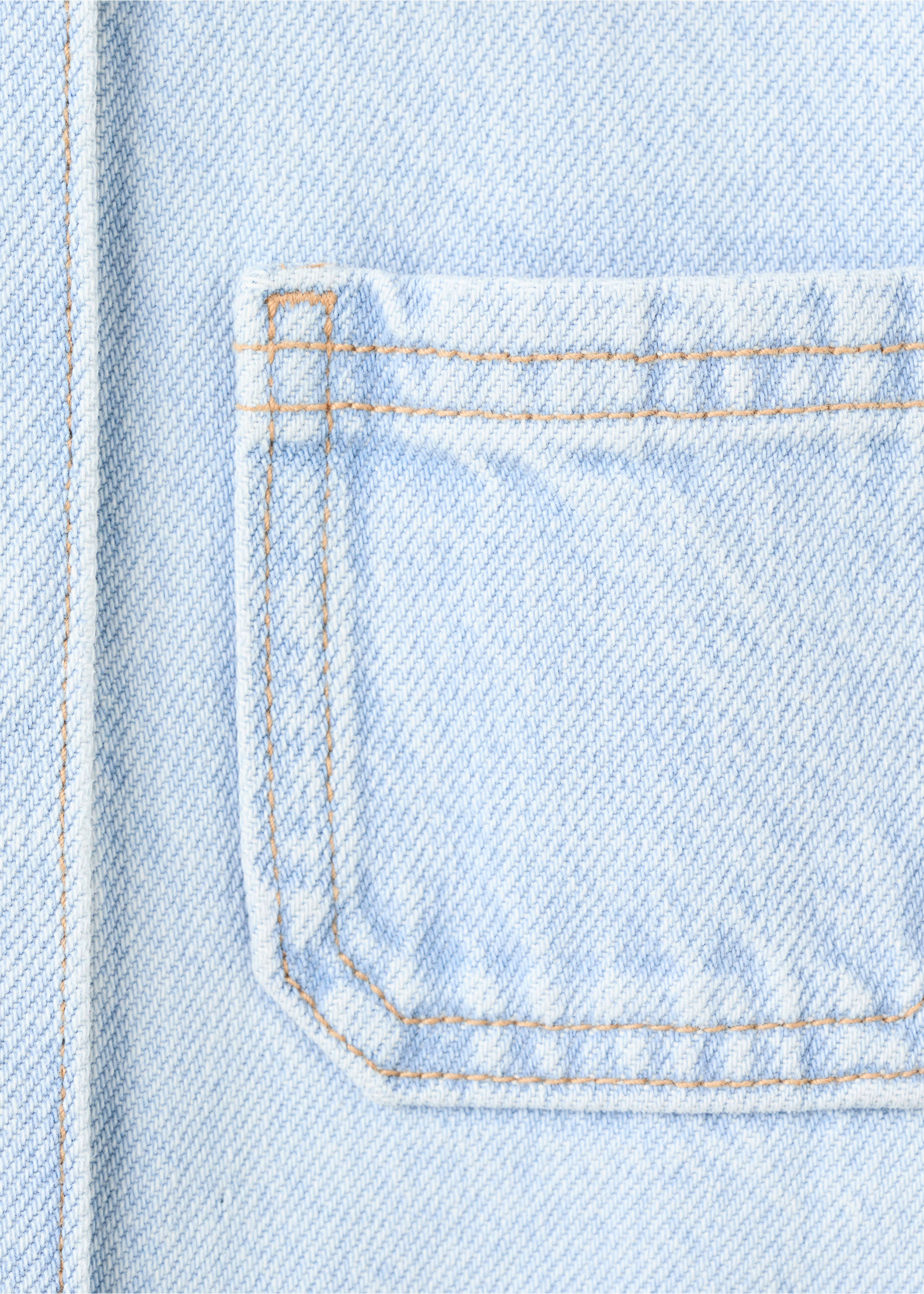 Cazadora vaquera bolsillos - Detalle del artículo 0, Azul claro. Ref: 27046731-00.