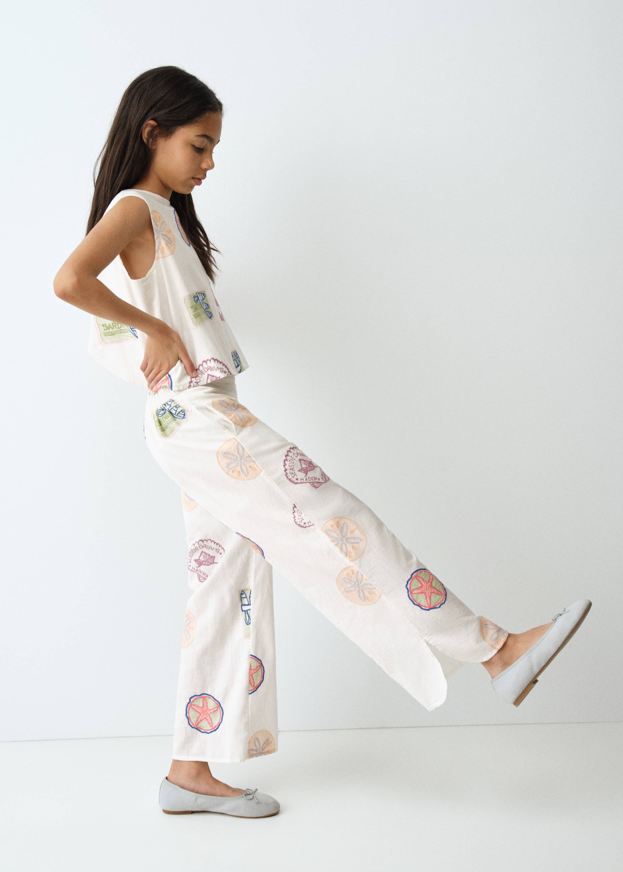 Blouse détails brodés - Plan général