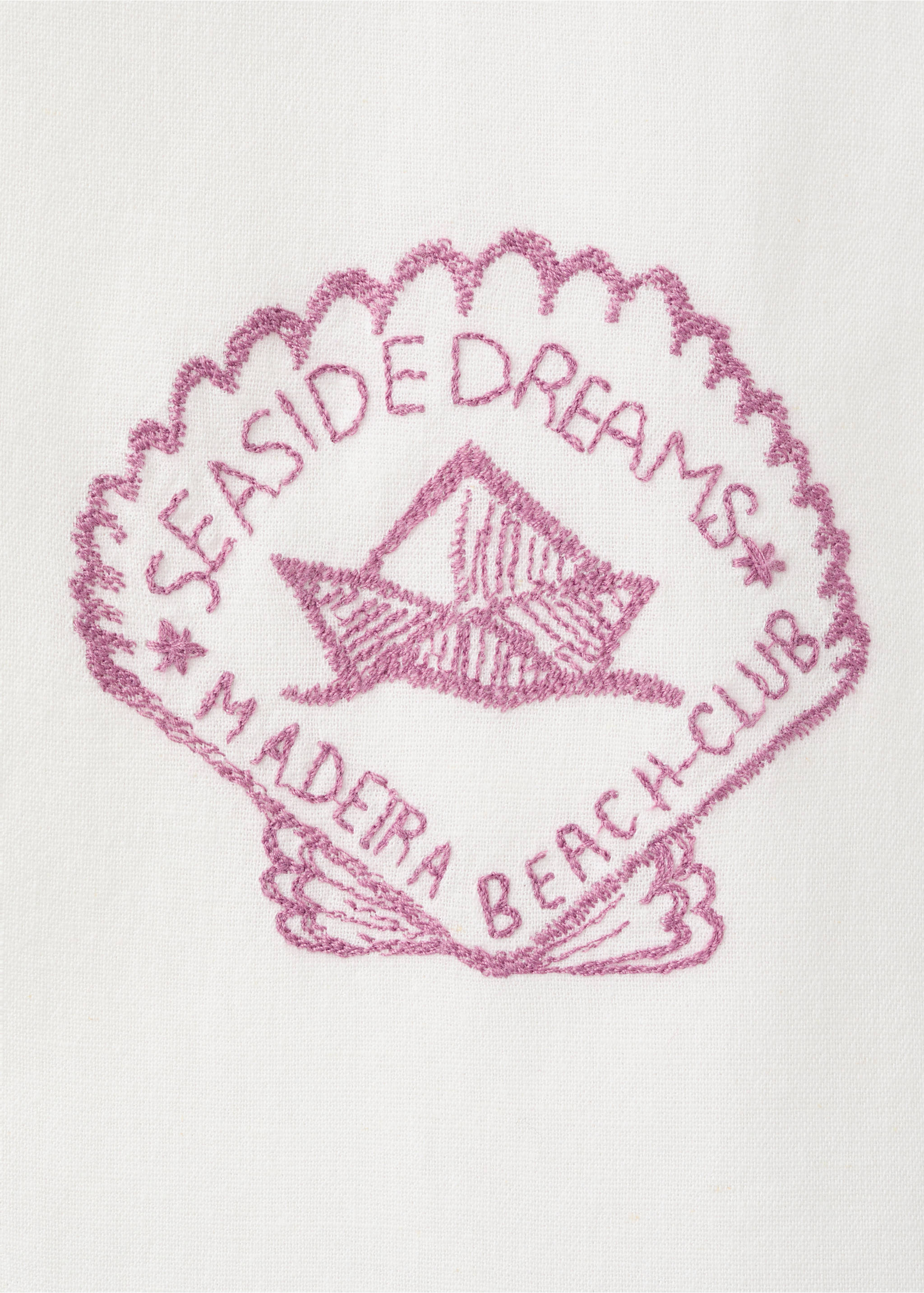 Blouse détails brodés - Détail de l'article 8, Blanc. Ref: 27046732-00.