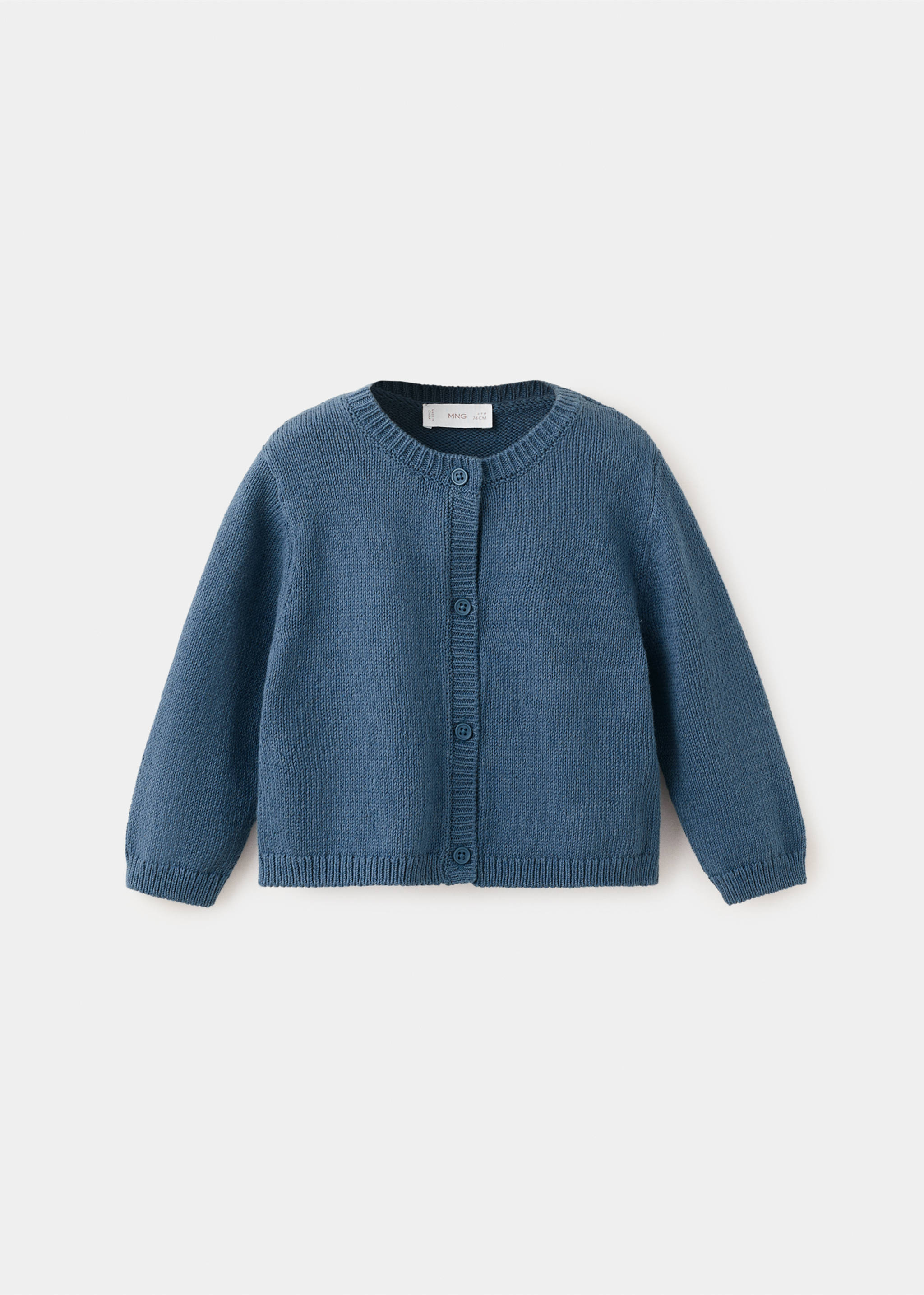 Cárdigan punto botones - Artículo sin modelo, Azul. Ref: 27046734-00.