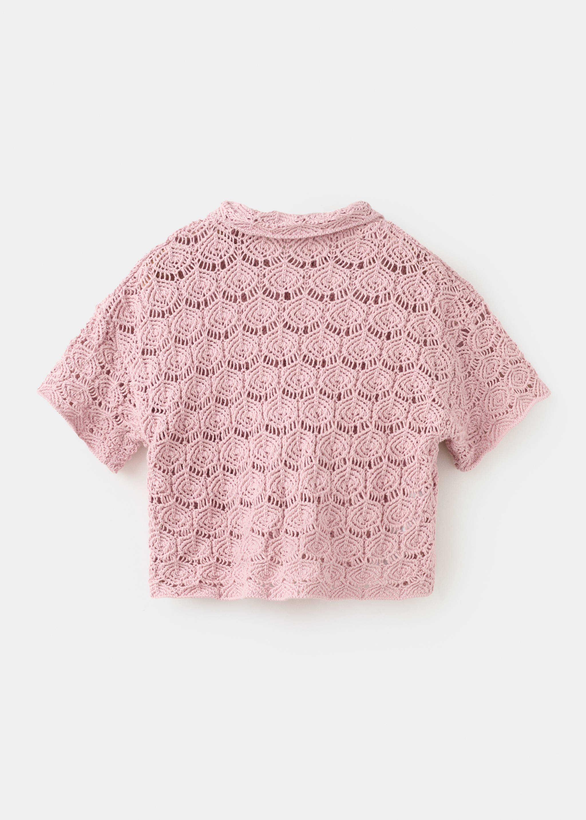 Openwork knit cardigan - Reverse of the article