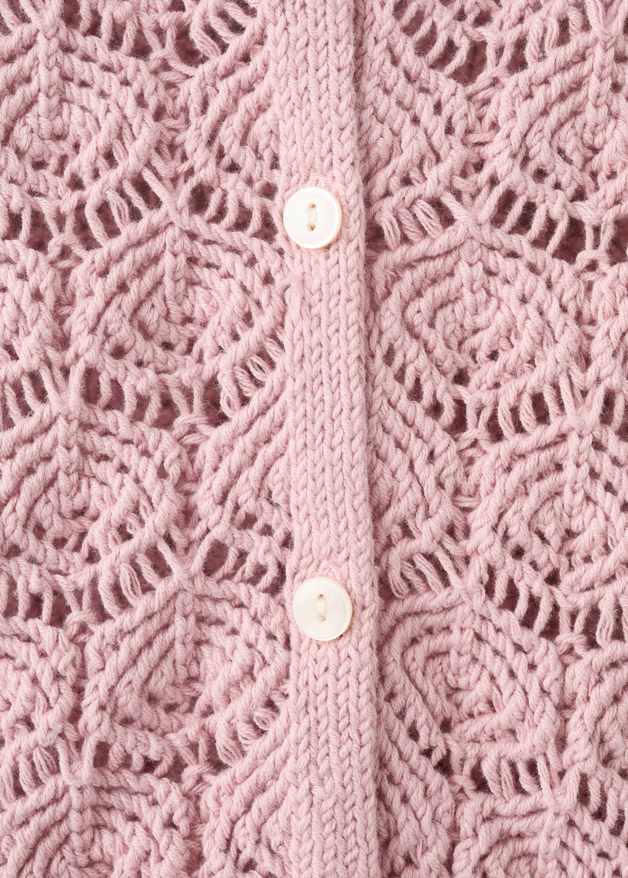 Openwork knit cardigan - Details of the article 0