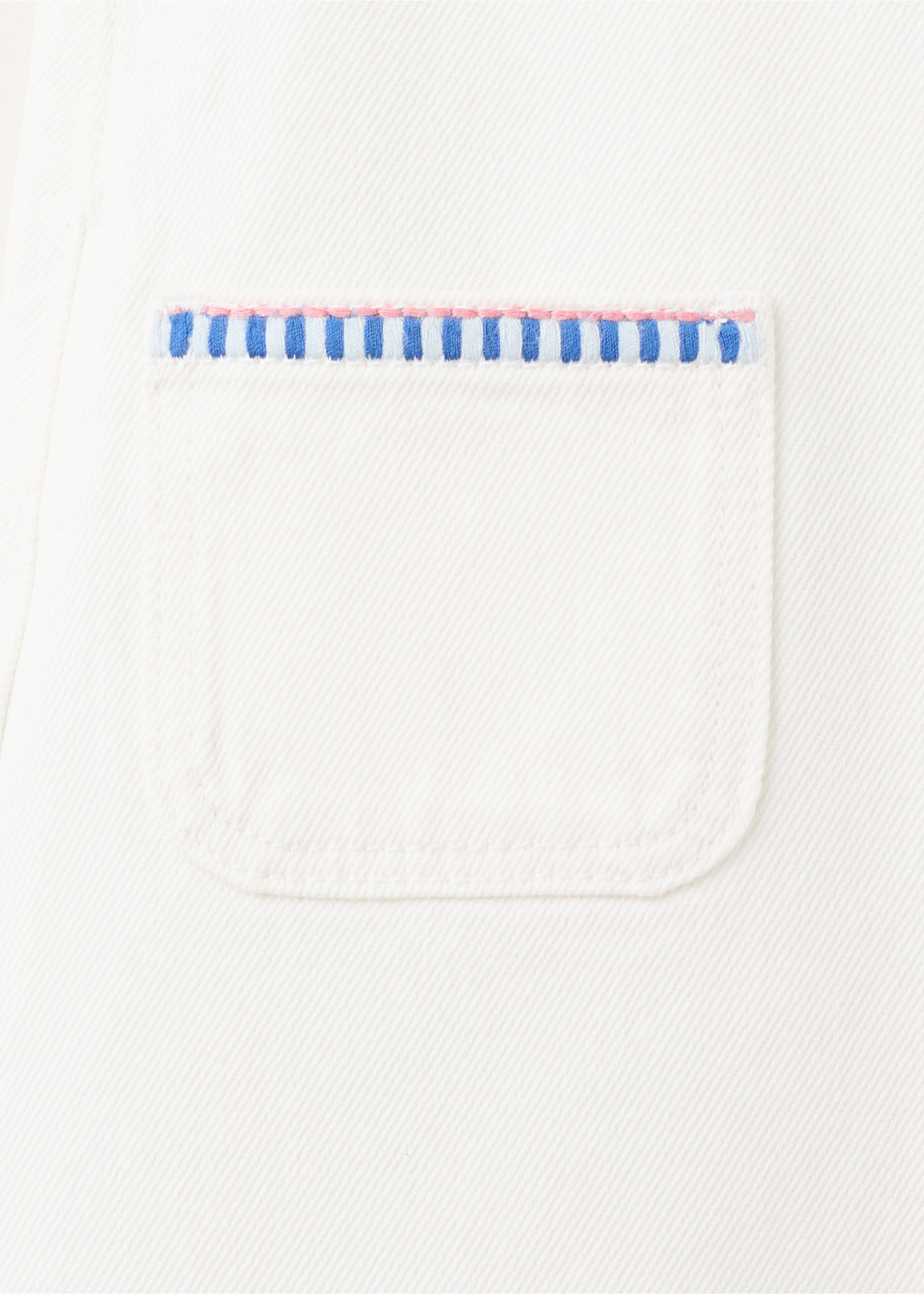 Pichi detalles bordados - Detalle del artículo 0, Blanco. Ref: 27046746-00.