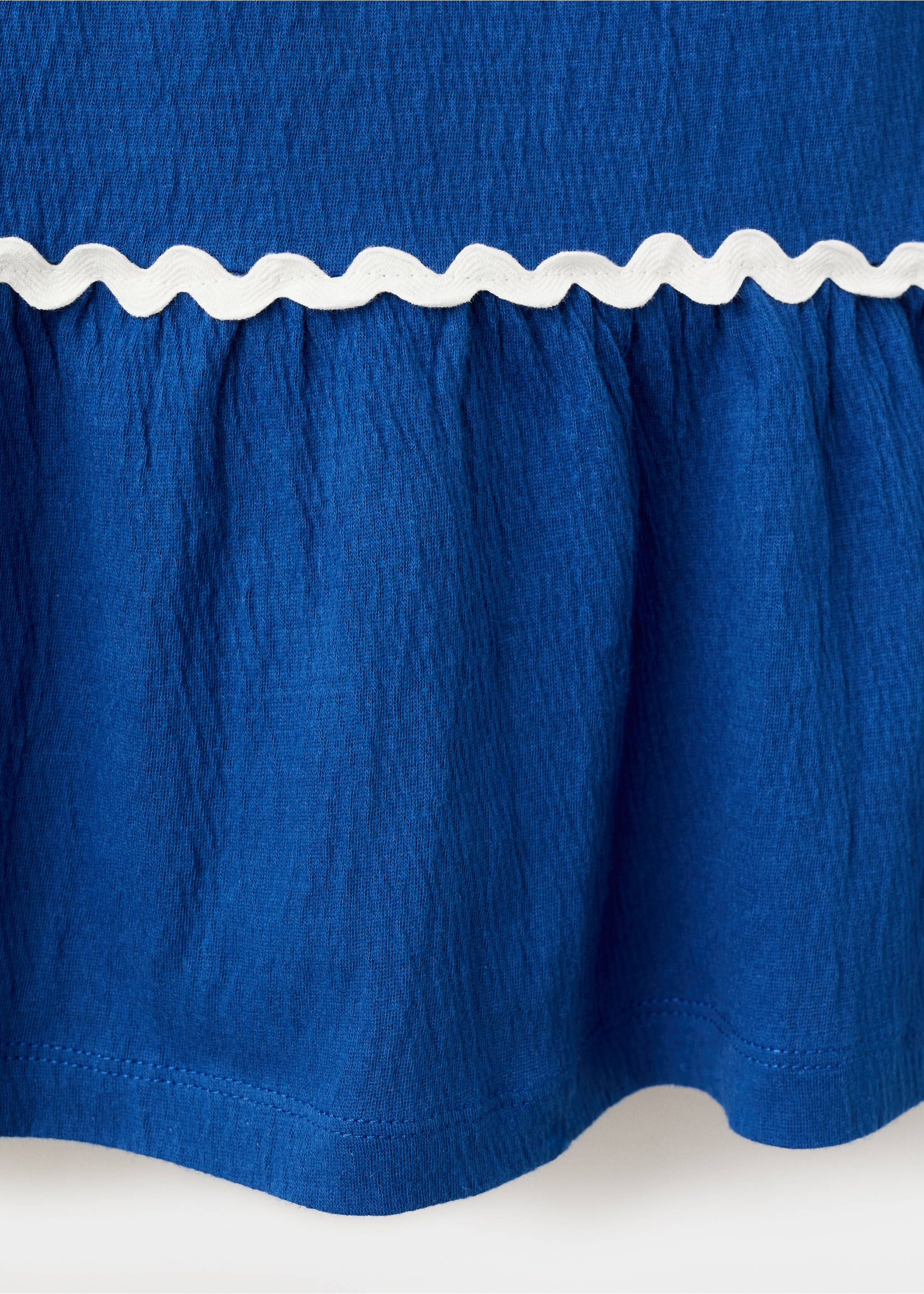 Robe courte bretelles - Détail de l'article 8, Bleu électrique. Ref: 27046751-00.