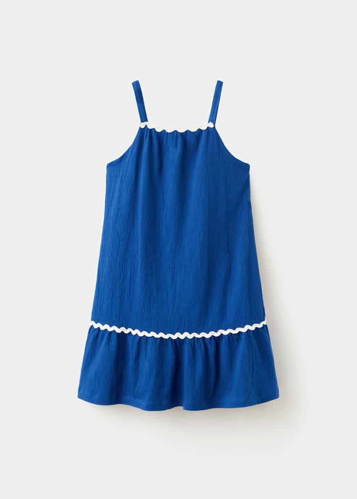 Short strap dress — Vibrant blue