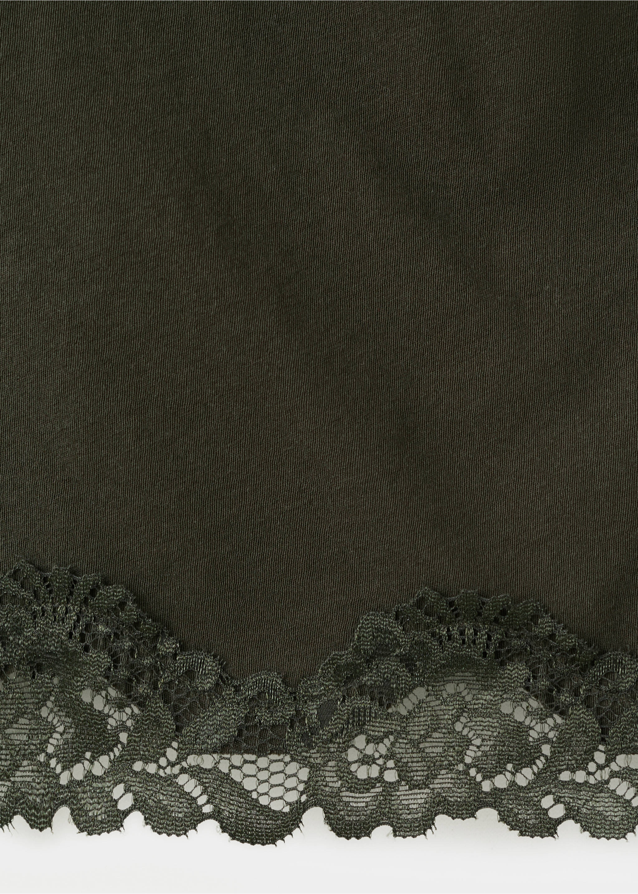 Top dentelle col halter - Détail de l'article 0, Kaki. Ref: 27047142-00.