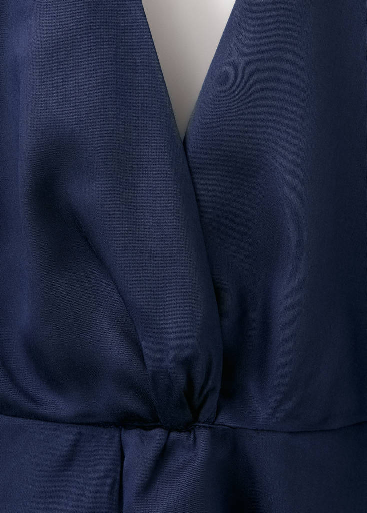 Halter top with open back — Dark Navy