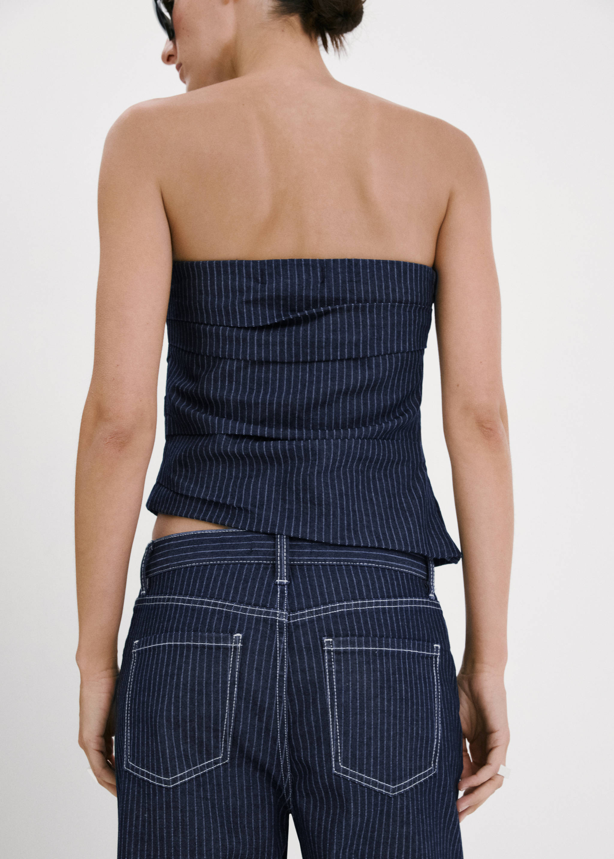 Top asimètric paraula d'honor - Revers de l'article