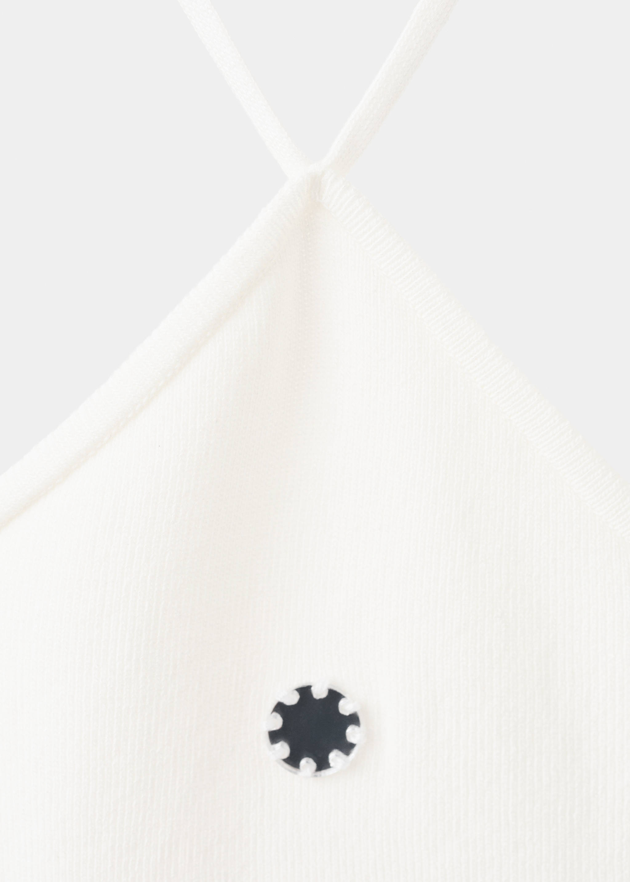 Halter top with metallic appliqués - Details of the article 8