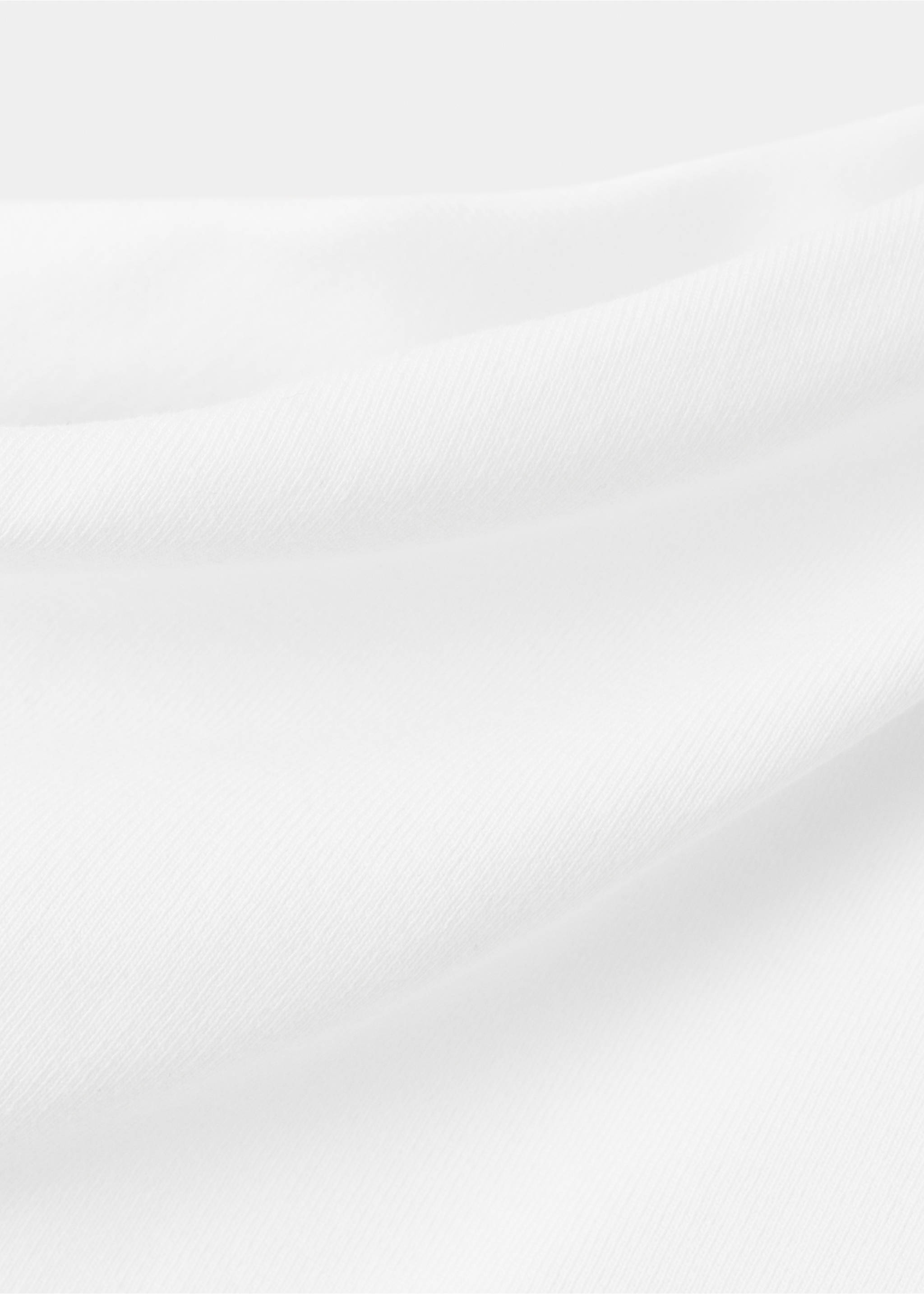 Top asimétrico fruncido - Detalle del artículo 8, Blanco. Ref: 27047167-00.