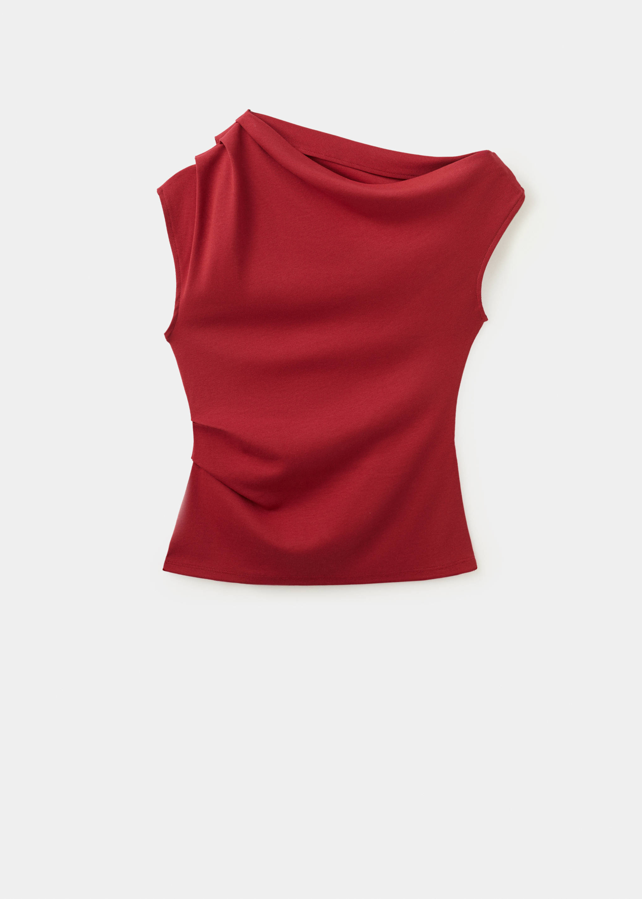 Asymmetric ruched top - Article without model