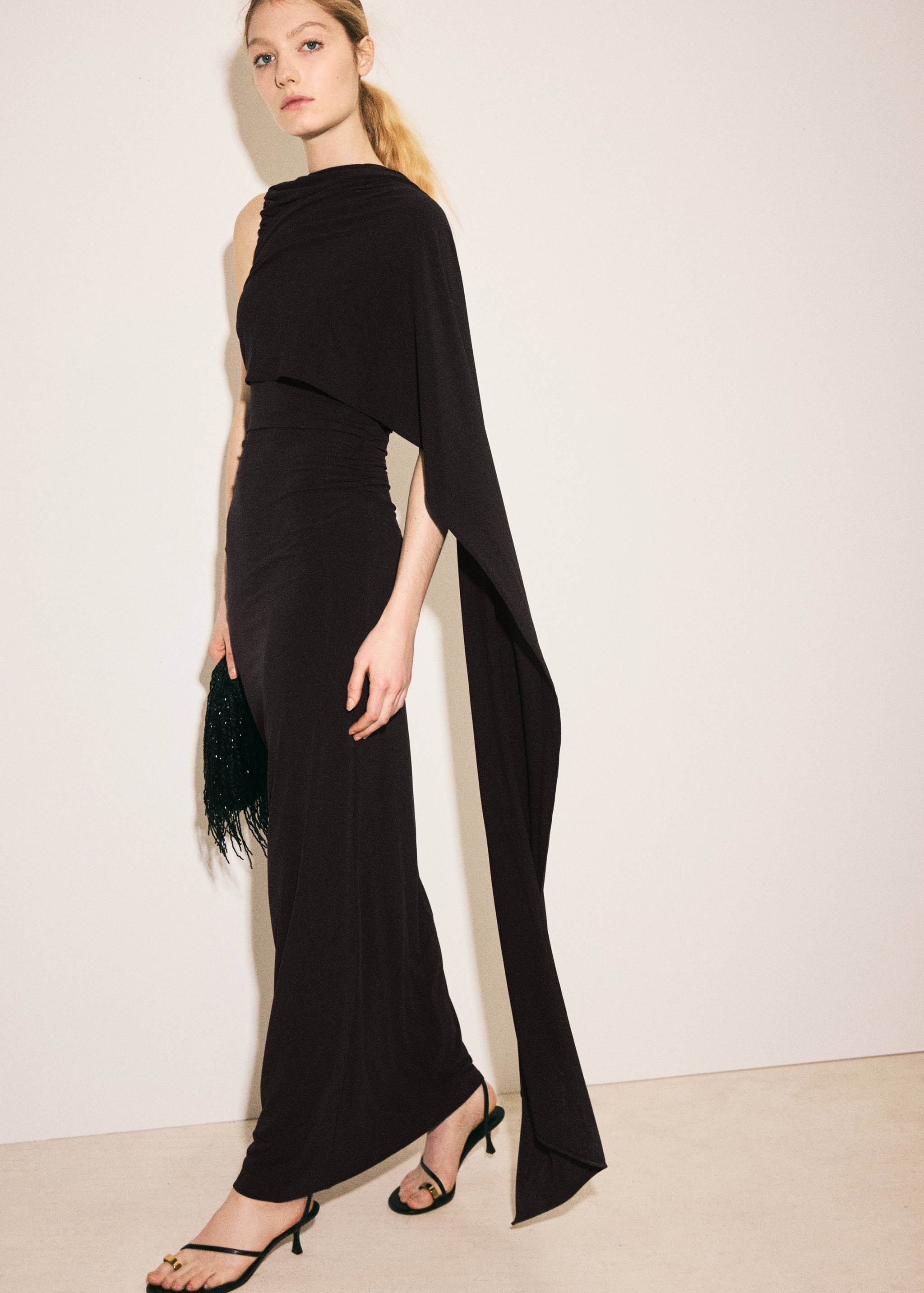 Vestido asimétrico capa - Detalle del artículo 2