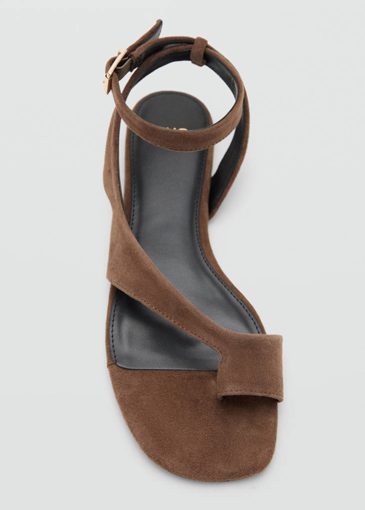 Leather straps sandals — Brown