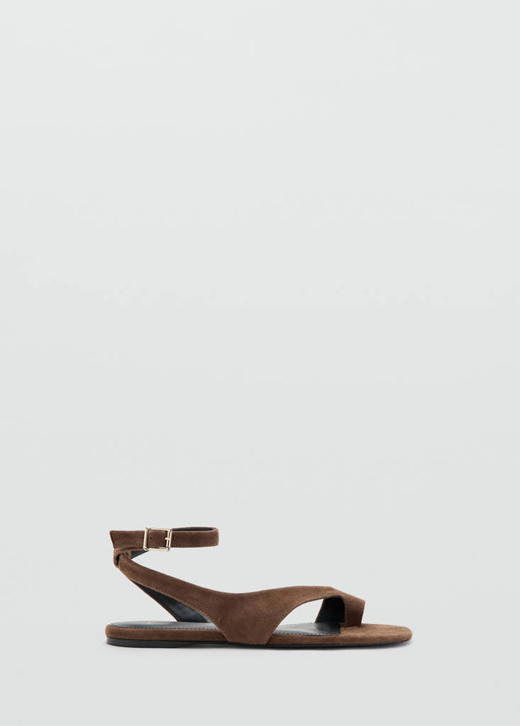 Leather straps sandals — Brown