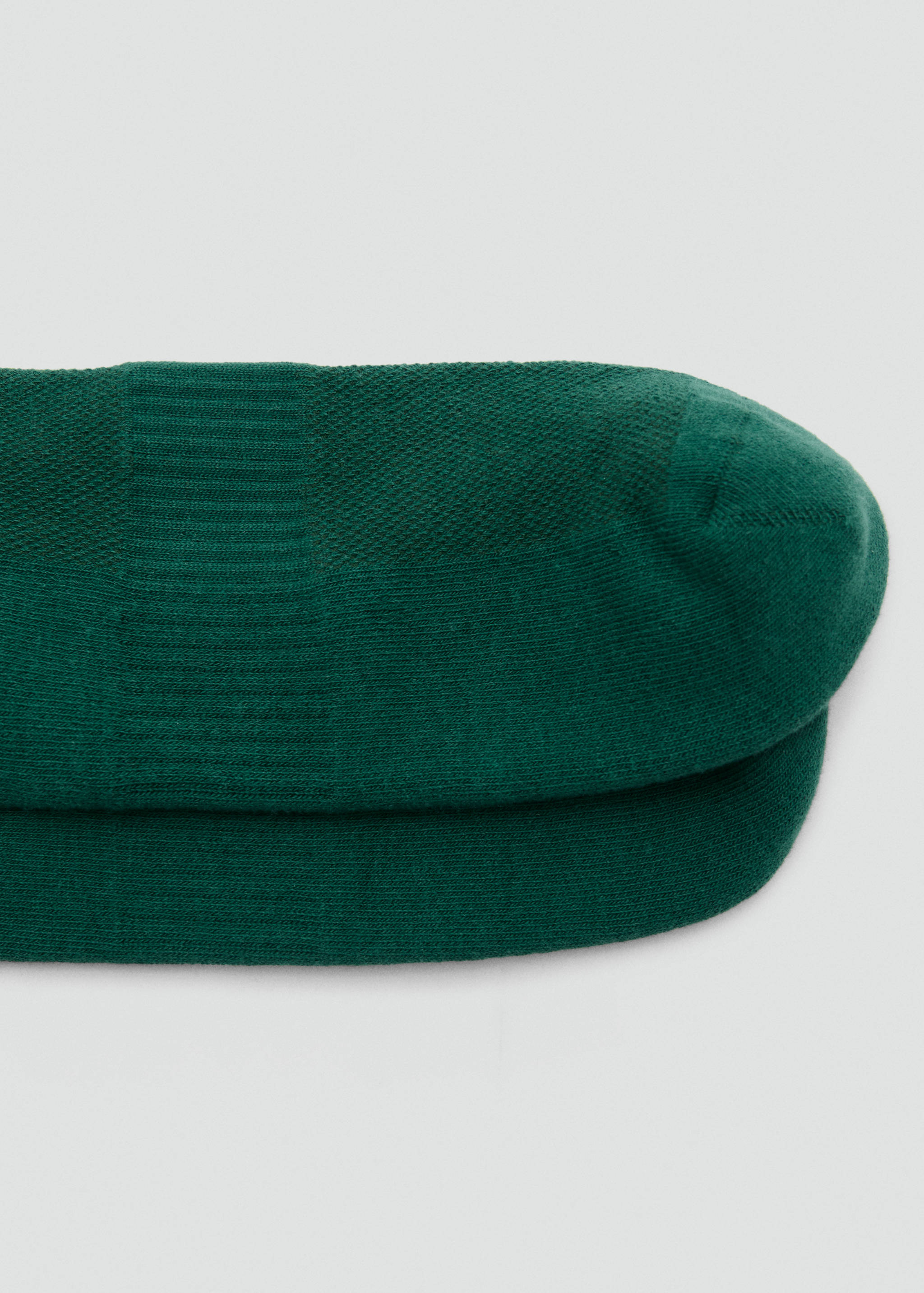 جوارب مخططة بنص مطرز - تفاصيل المنتج 1