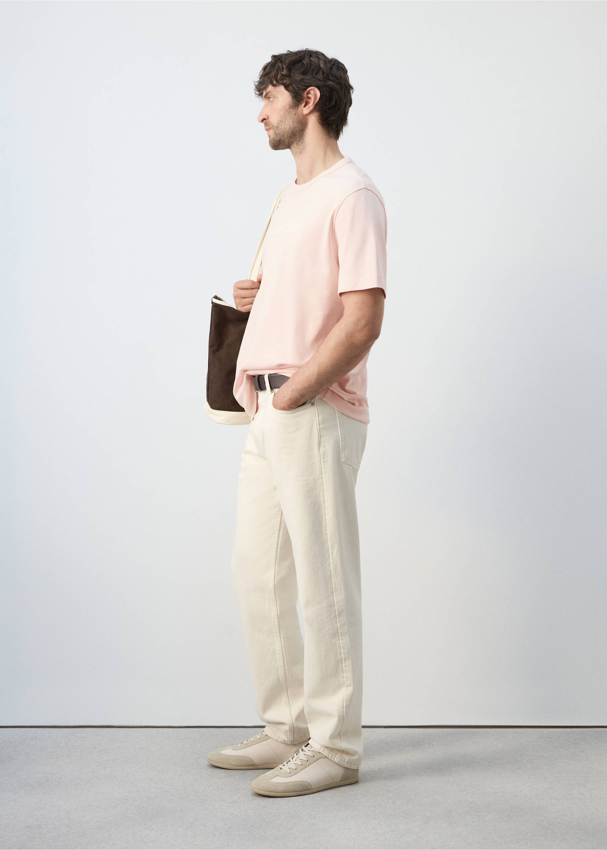 100% cotton printed t-shirt - Details of the article 2, Light Pink. Ref: 27047793-00.