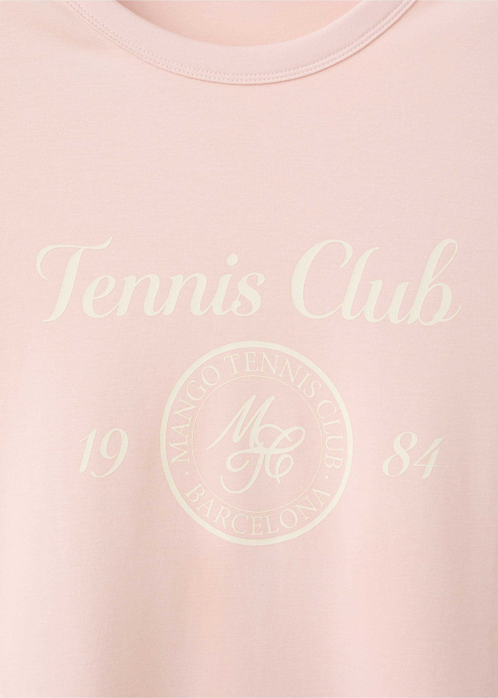 100% cotton printed t-shirt - Details of the article 8, Light Pink. Ref: 27047793-00.