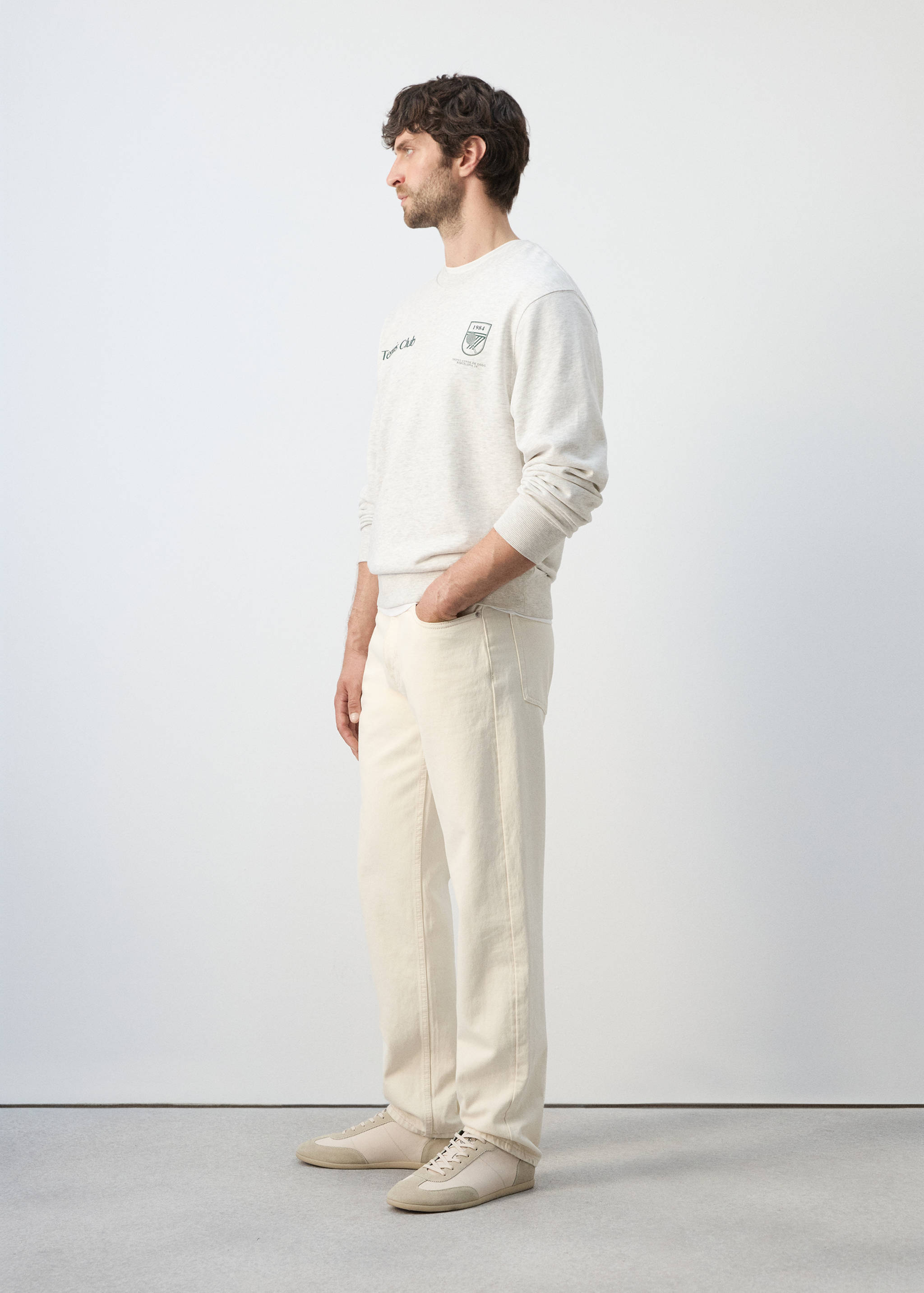 100% cotton polo sweatshirt - Details of the article 2