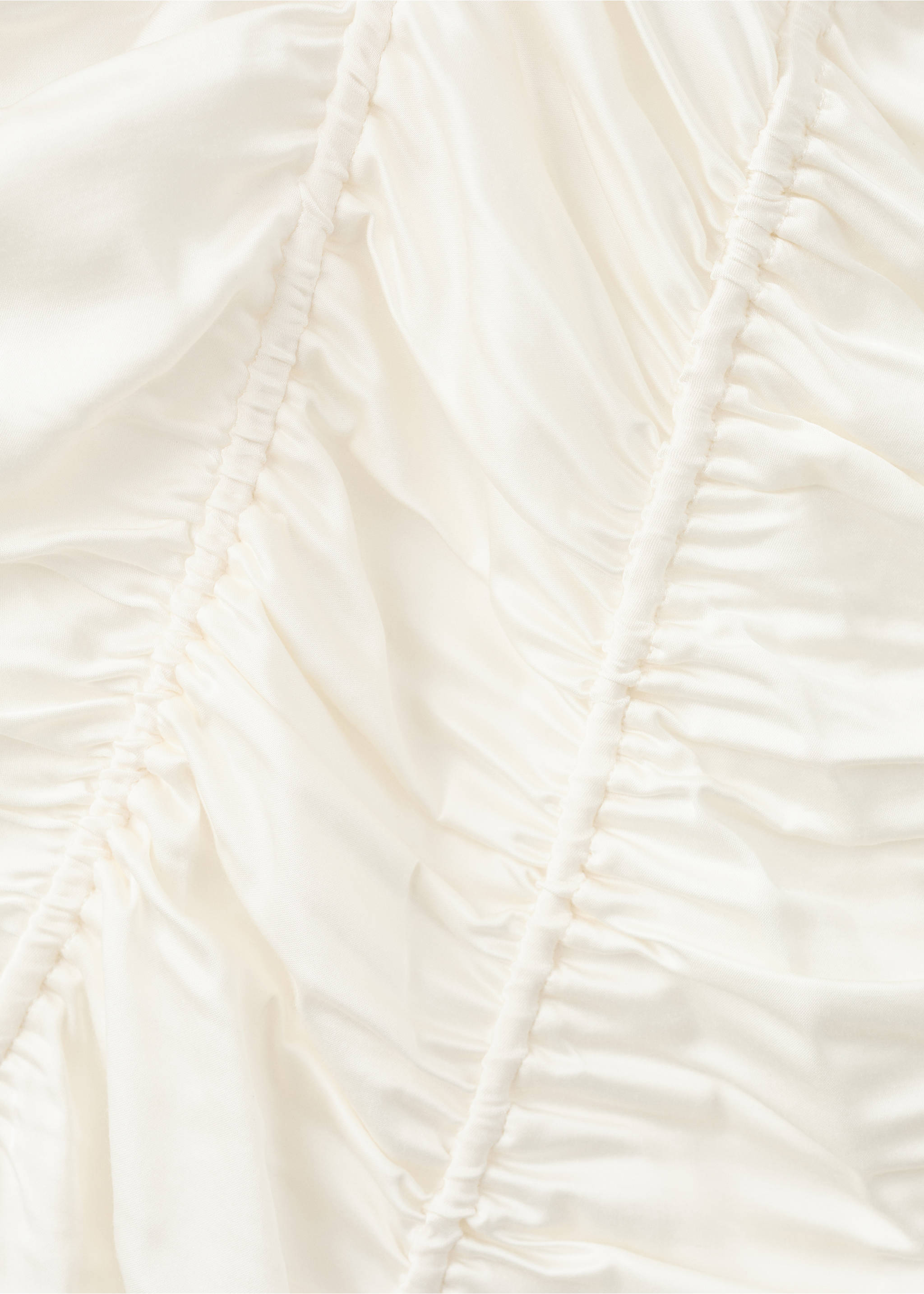 Vestit setinat frunzits ajustables - Detall de l'article 0, Cru. Ref: 27047802-00.