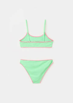 Ribbed trim bikini — Mint Green 3