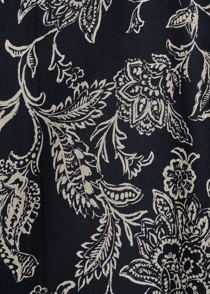 Regular-fit printed shirt — Black